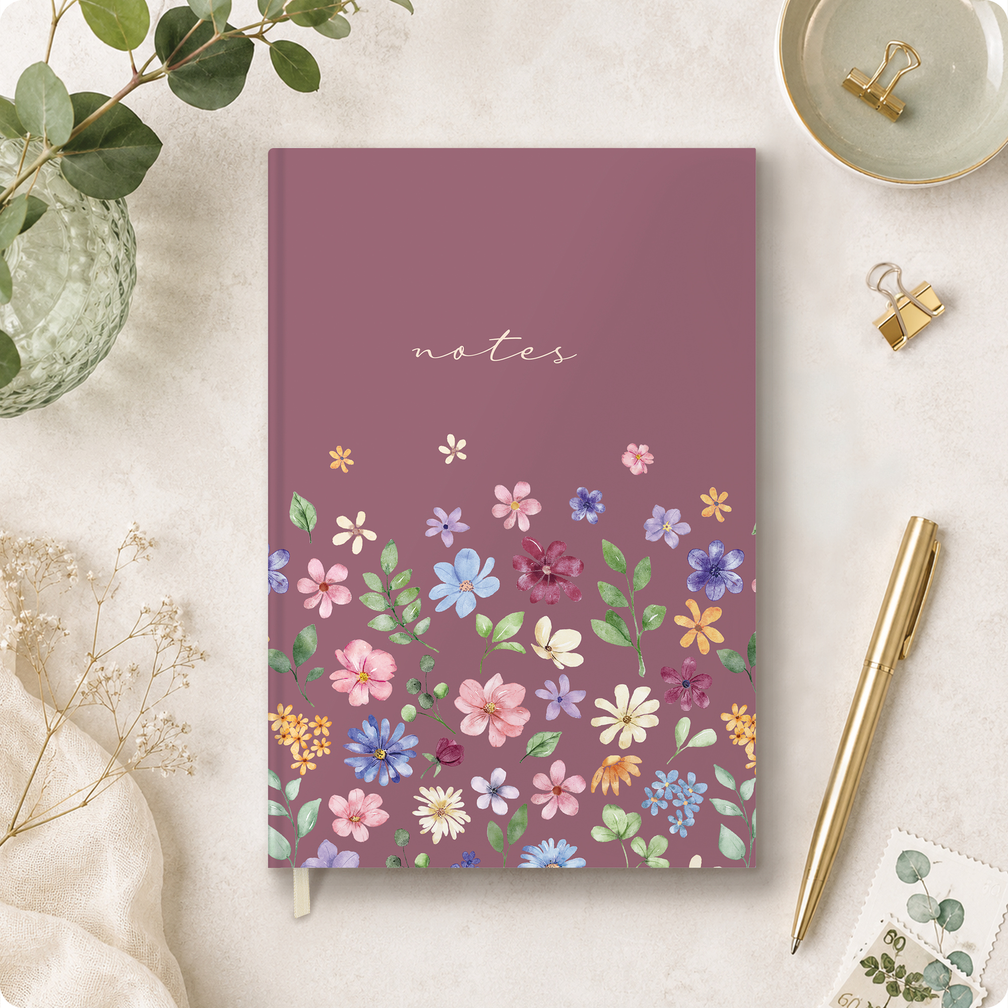 Artikelbild 7 des Artikels “paper&you Notizbuch A5 liniert [Berry Blossoms] “