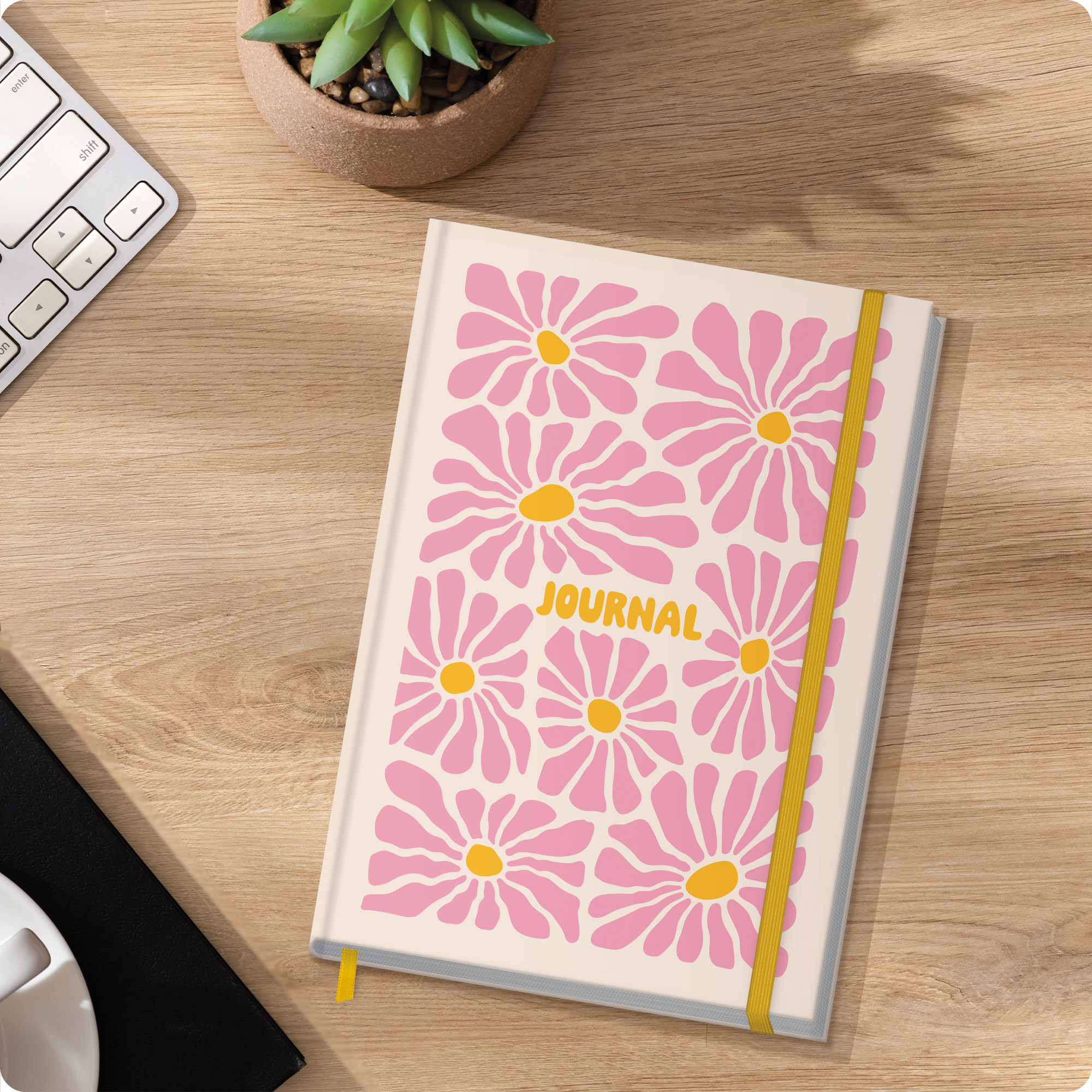 Artikelbild 7 des Artikels “paper&you Journal dotted A5 [Pink Flowers] “