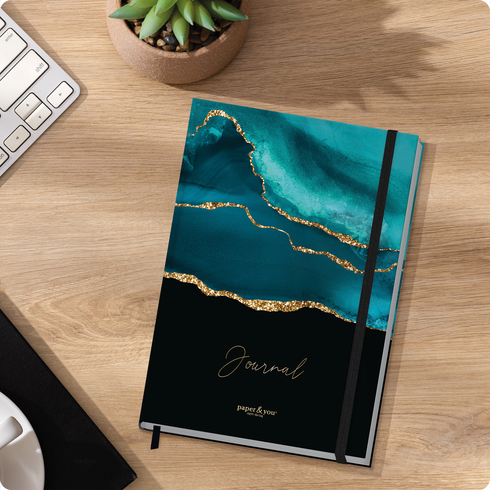 Artikelbild 7 des Artikels “paper&you Journal dotted A5 [Shiny Teal] “