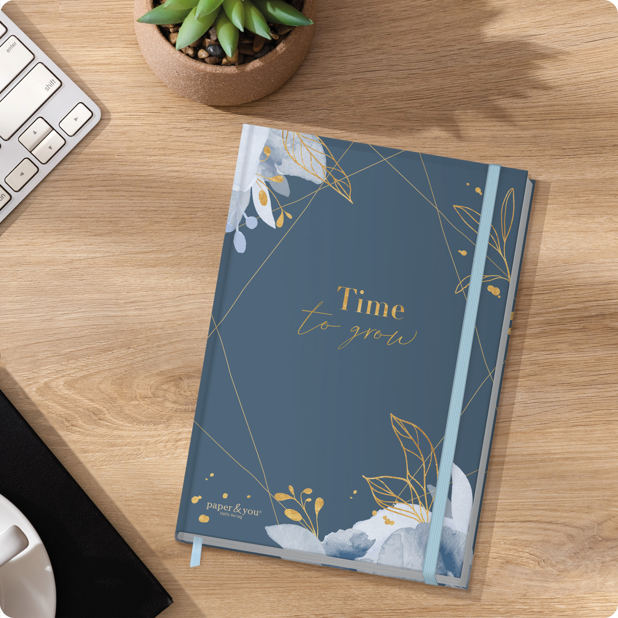 Artikelbild 7 des Artikels “paper&you Journal dotted A5 [Time to grow - Blue] “