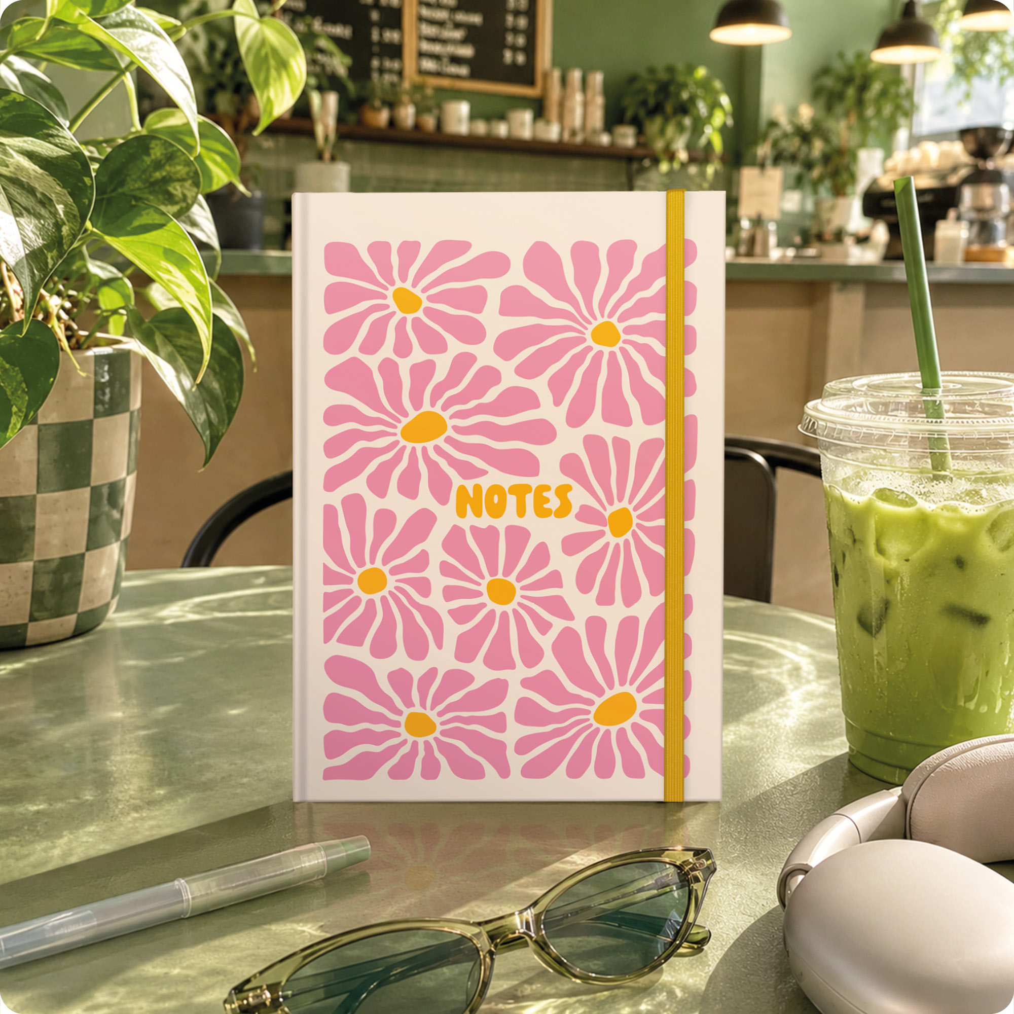 Artikelbild 7 des Artikels “paper&you Notizbuch A5+ blanko [Pink Flowers] “