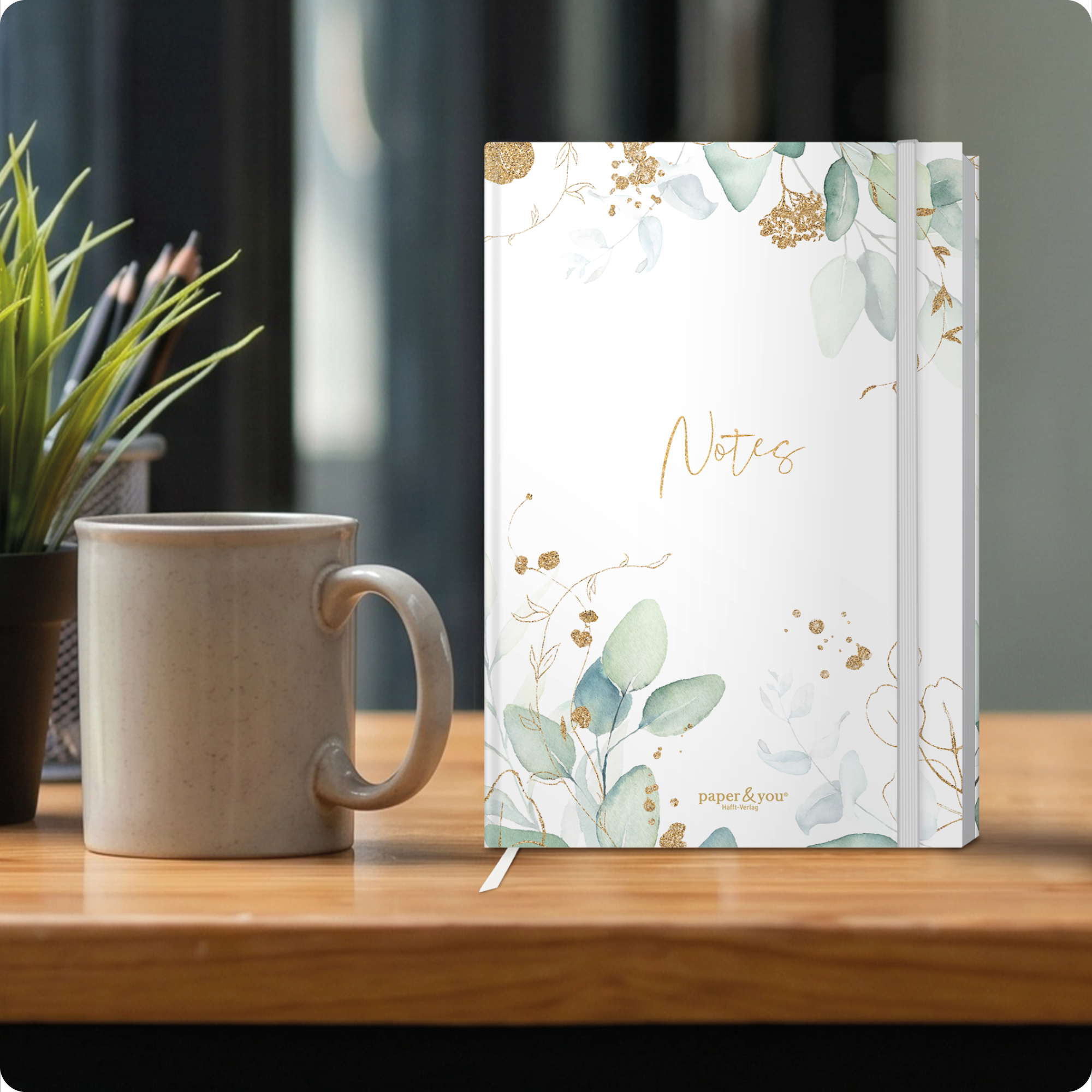 Artikelbild 7 des Artikels “paper&you Notizbuch Classic A5+ liniert [Blattgold] “