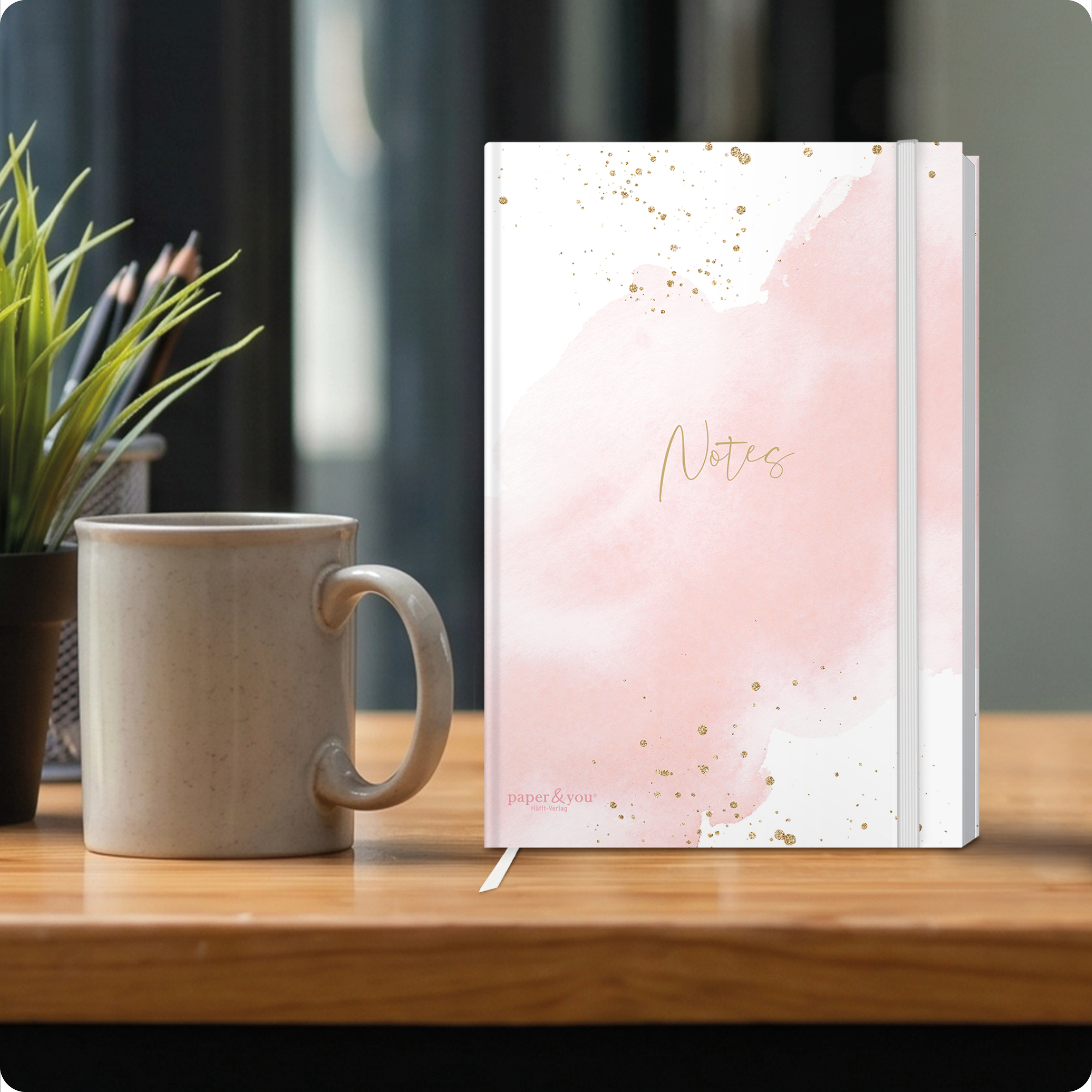 Artikelbild 7 des Artikels “paper&you Notizbuch Classic A5+ liniert [Blush] “