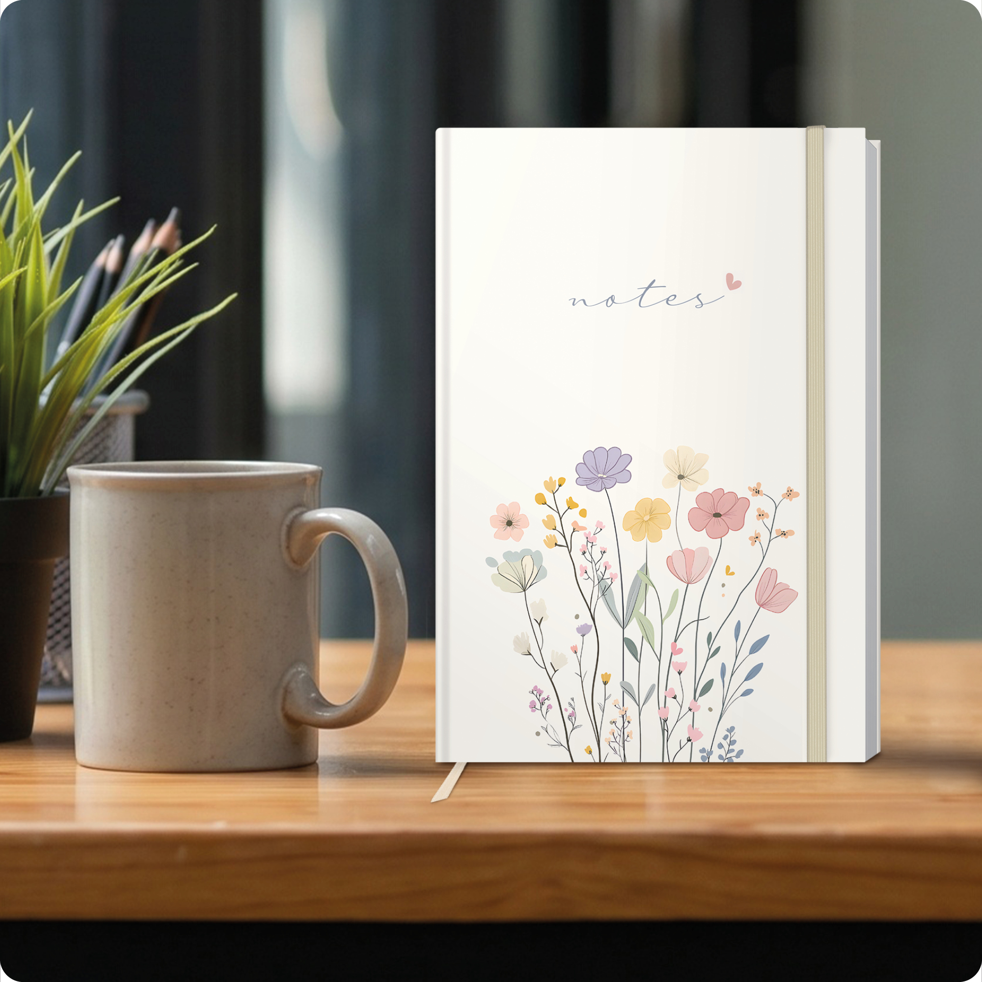 Artikelbild 7 des Artikels “paper&you Notizbuch Classic A5+ liniert [Flower Joy] “