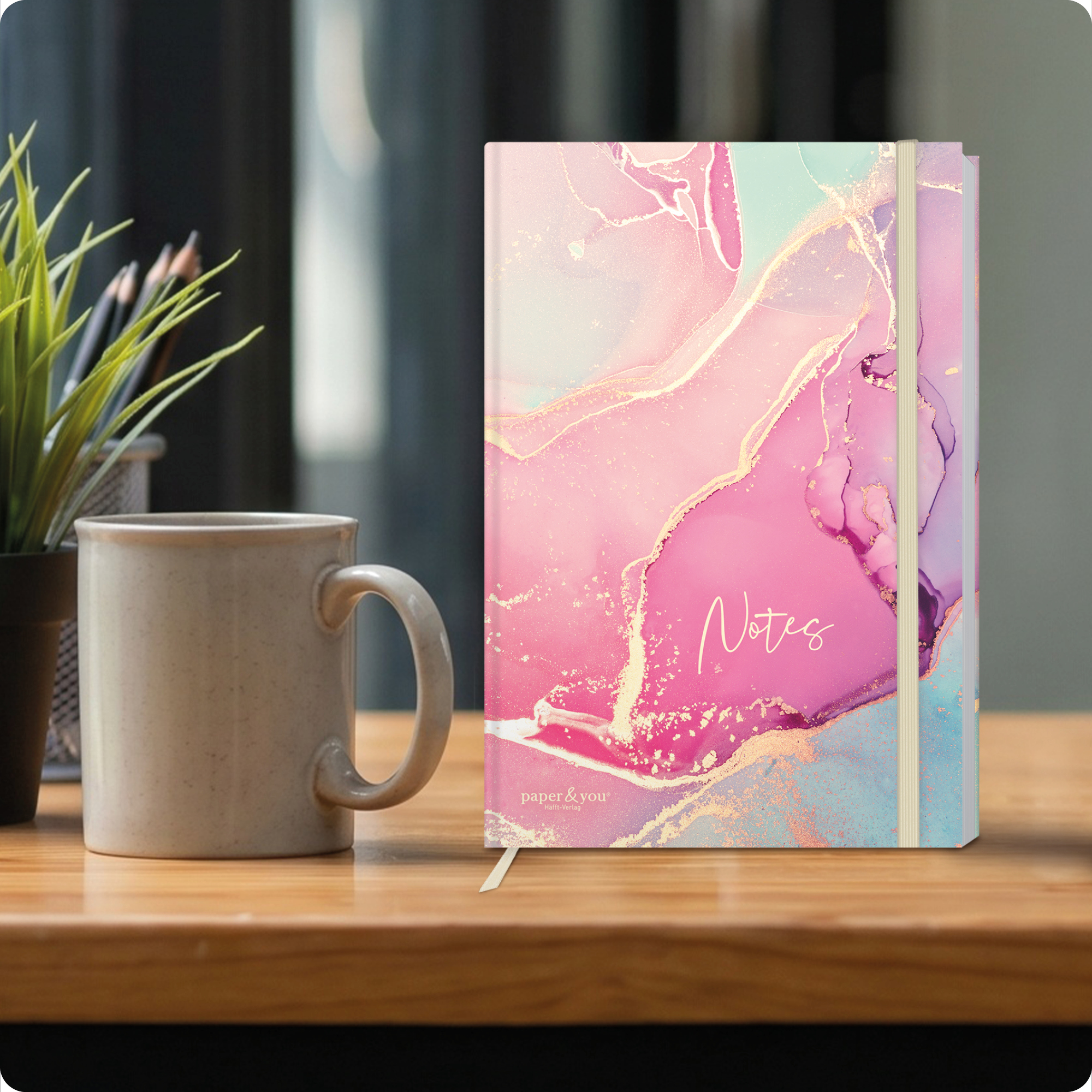 Artikelbild 7 des Artikels “paper&you Notizbuch Classic A5+ liniert [Silky Pink] “
