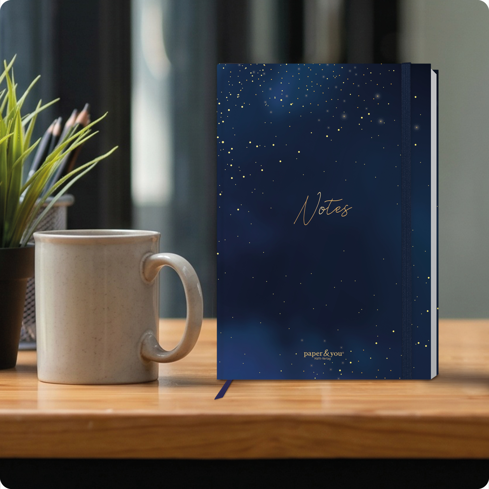 Artikelbild 7 des Artikels “paper&you Notizbuch Classic A5+ liniert [Starry Night] “