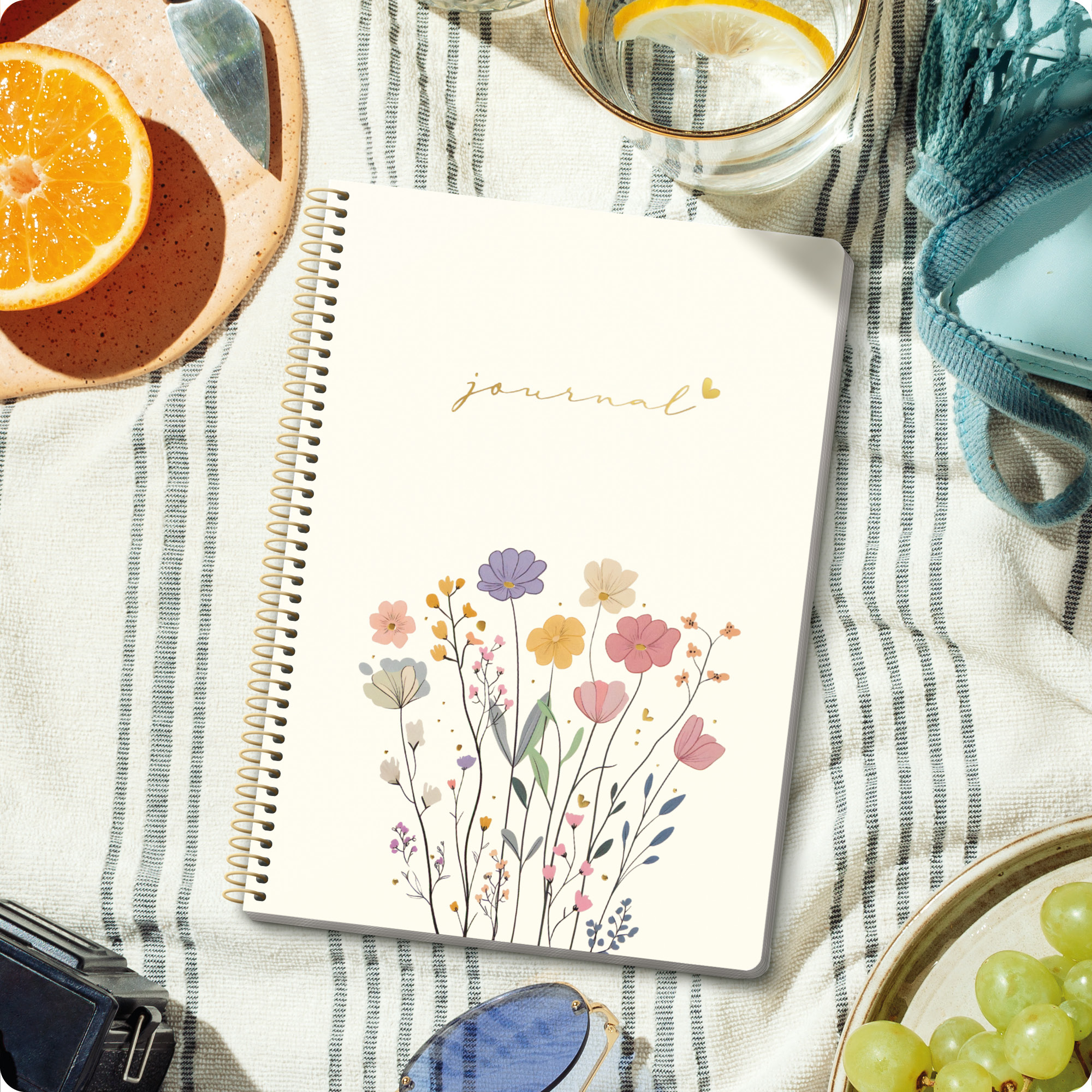 Artikelbild 7 des Artikels “Bullet Journal dotted A5 mit Spiralbindung [Flower Joy] “