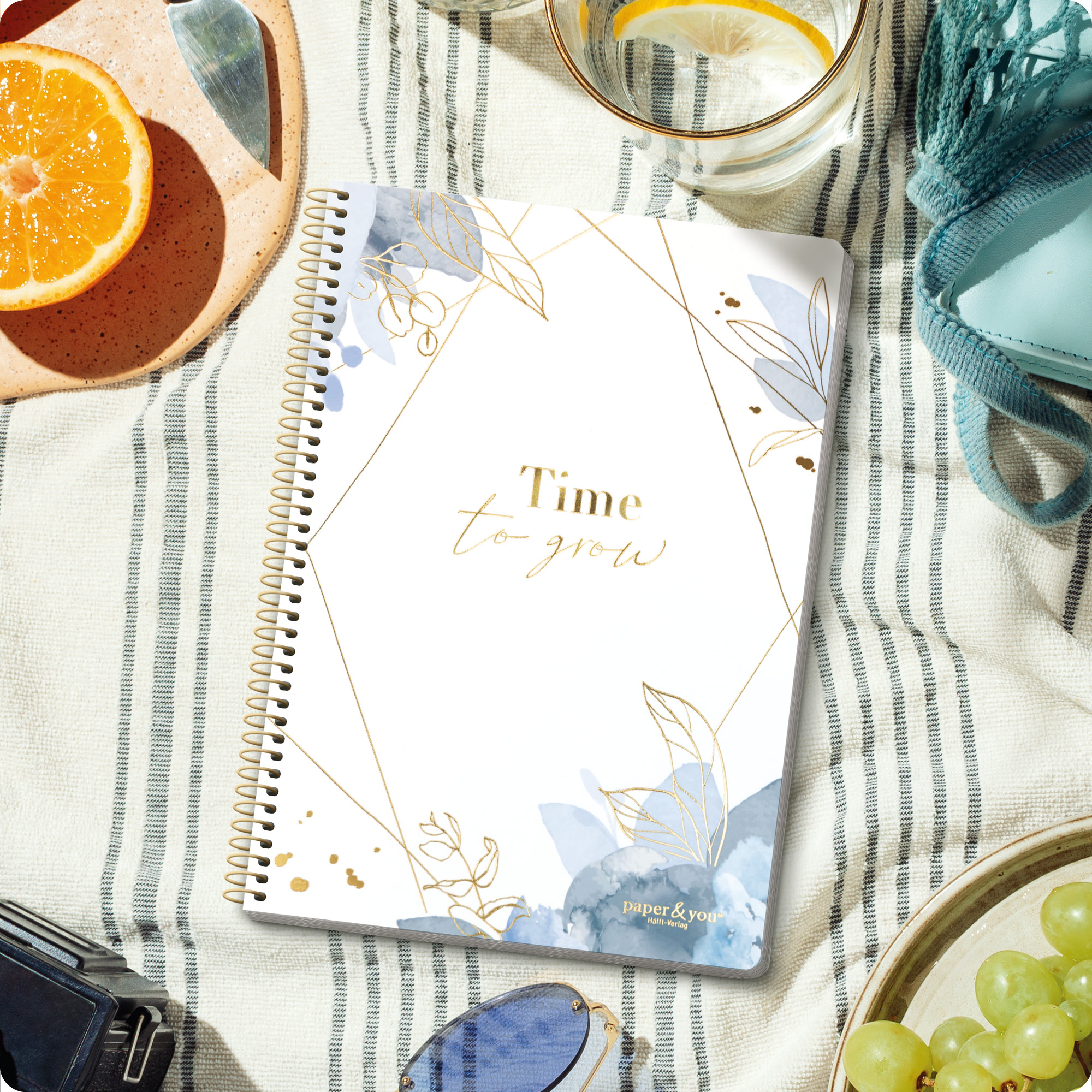 Artikelbild 7 des Artikels “Bullet Journal dotted A5 mit Spiralbindung [Time to Grow] “