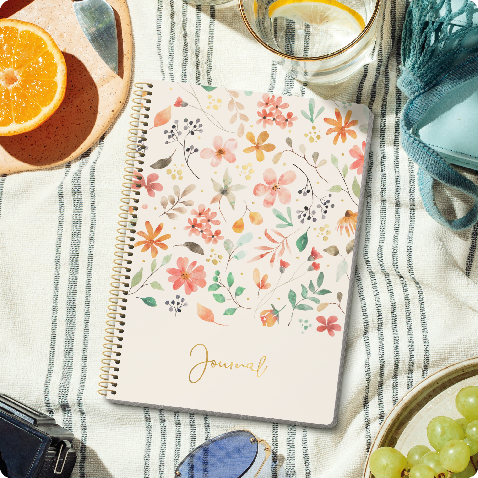 Artikelbild 7 des Artikels “Bullet Journal dotted A5 mit Spiralbindung [Wild Blossoms] “