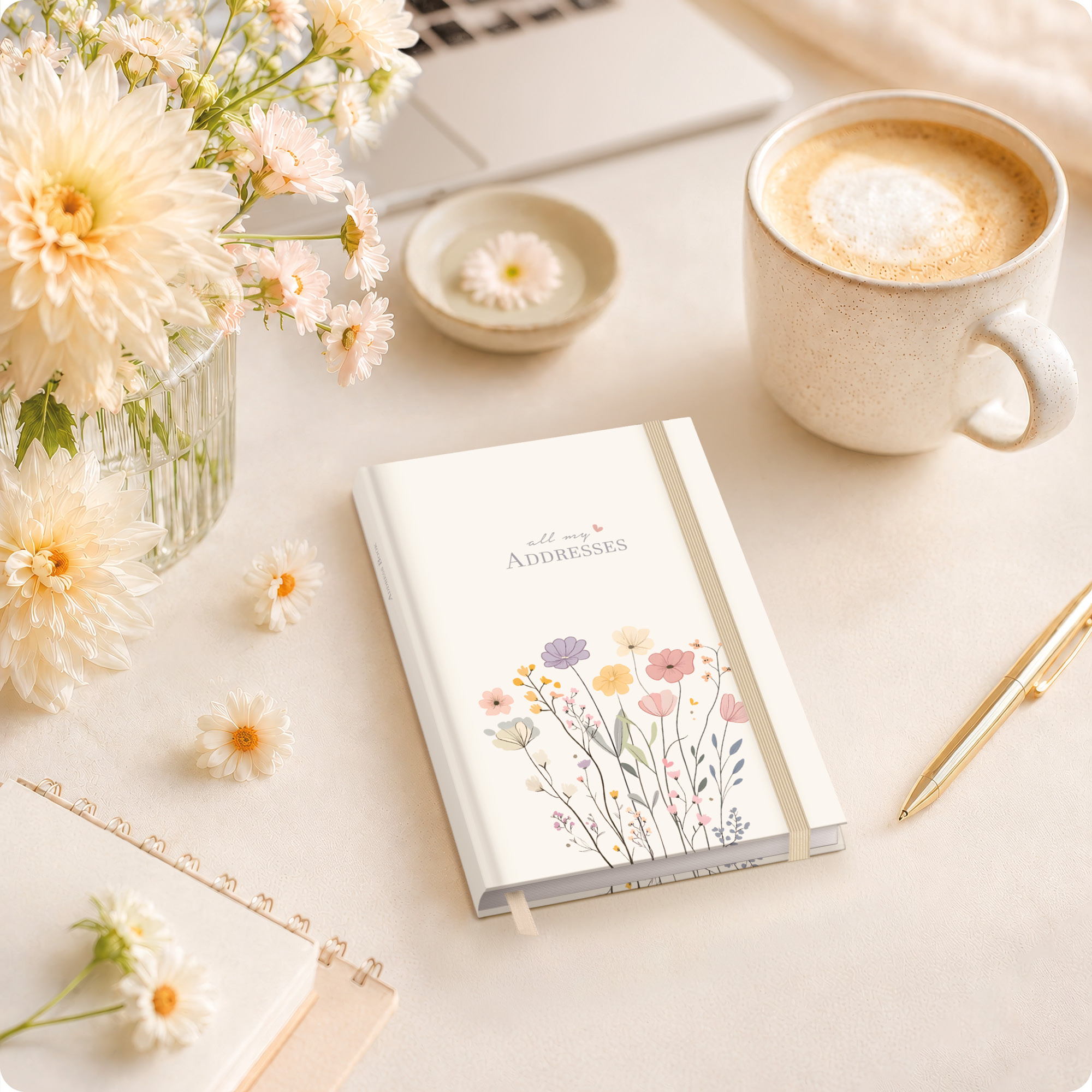 Artikelbild 7 des Artikels “paper&you Adressbuch A6 [Flower Joy] “