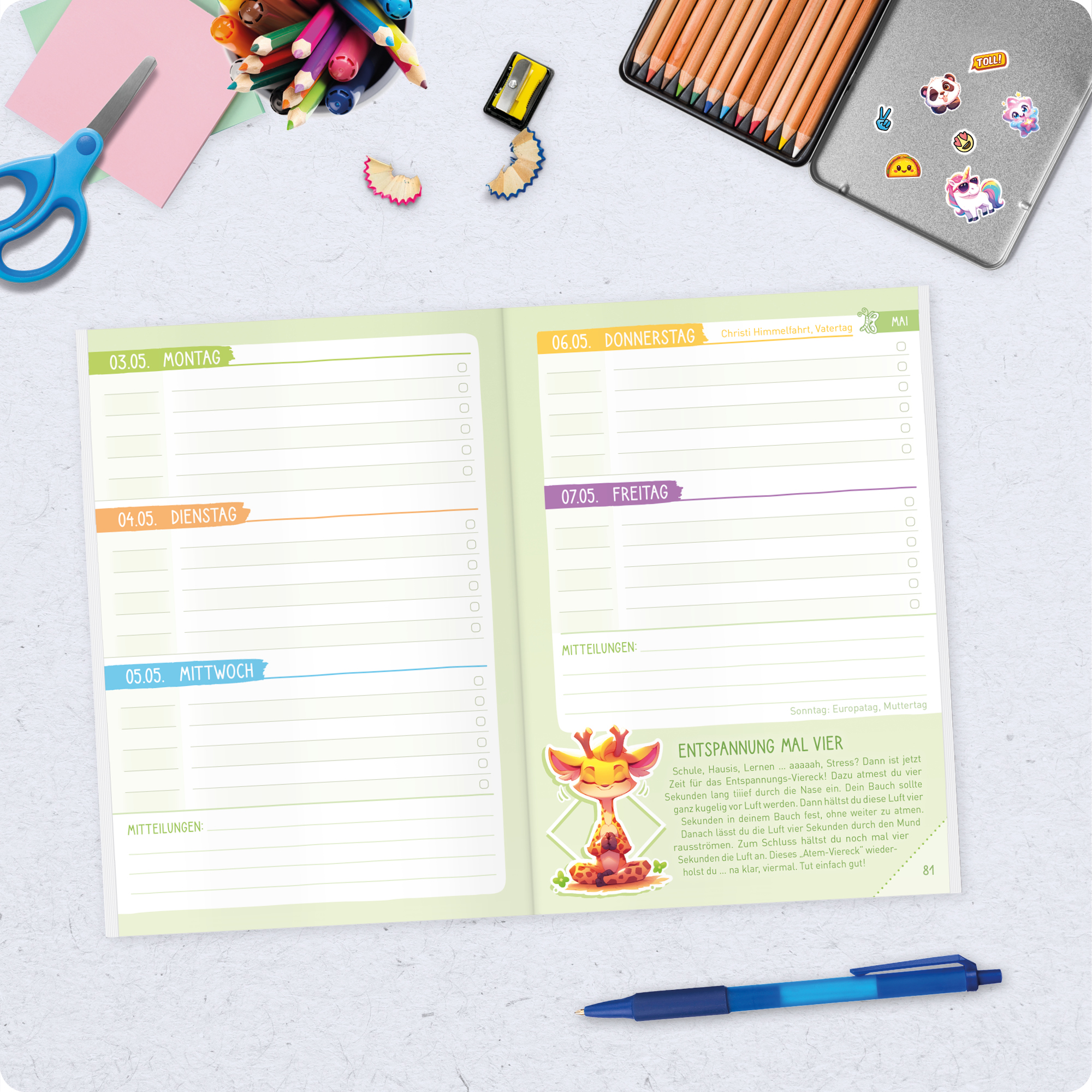 Artikelbild 8 des Artikels “Hausaufgabenheft Grundschule 2026/2027 A5 mit Datum [Gaming] “