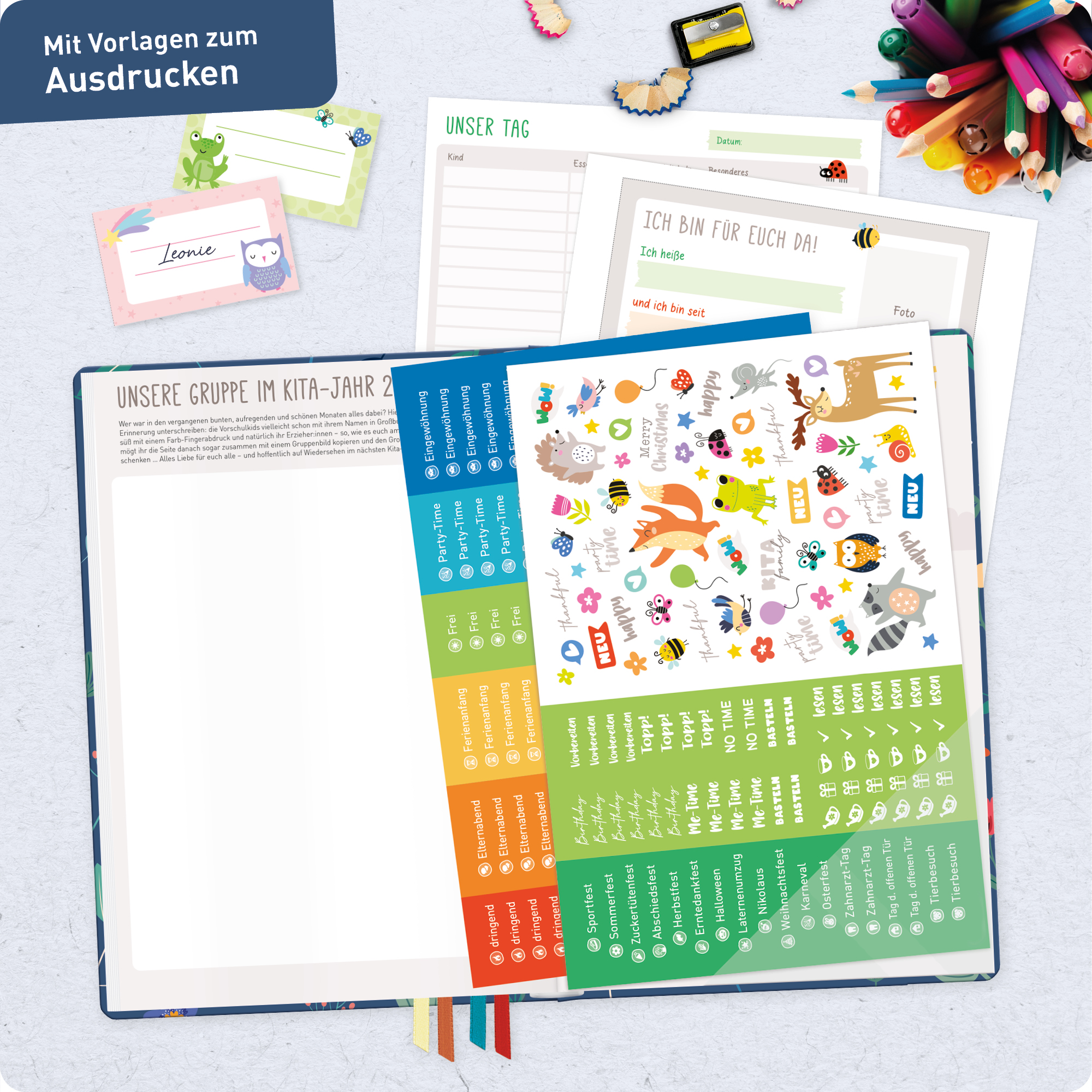 Artikelbild 8 des Artikels “Erzieher-Planer A5+ 26/27  [Color Flowers] “