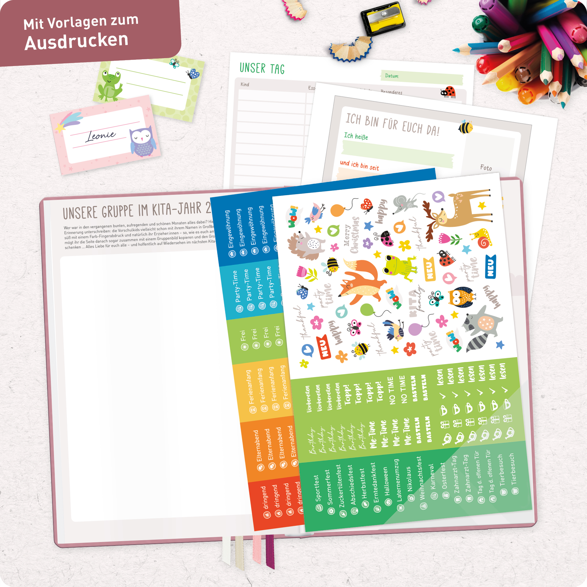 Artikelbild 8 des Artikels “Erzieher-Planer A5+ 26/27  [Fine Flowers rosé] “