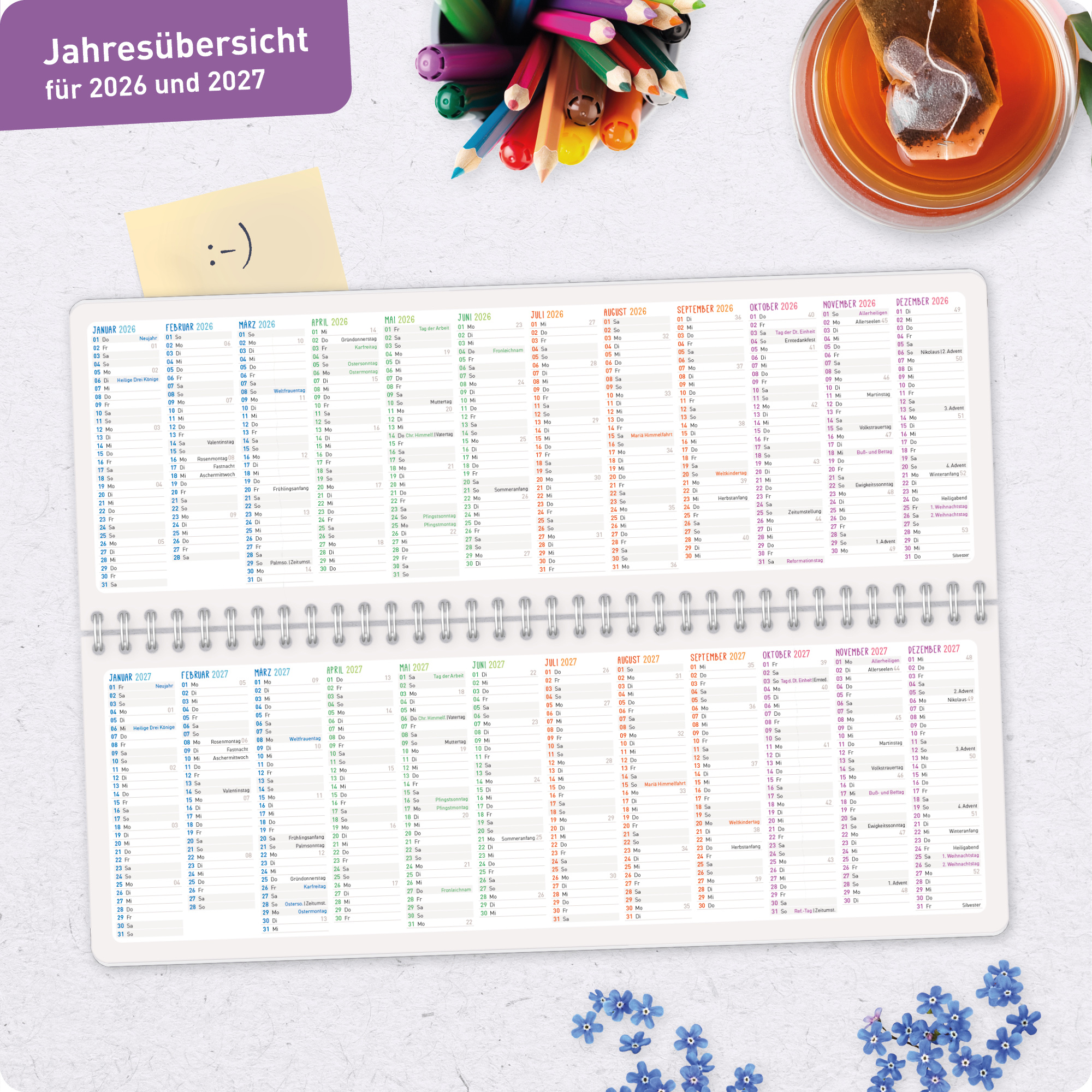 Artikelbild 8 des Artikels “Tischkalender Erzieher 26/27 [Color Stripes] “