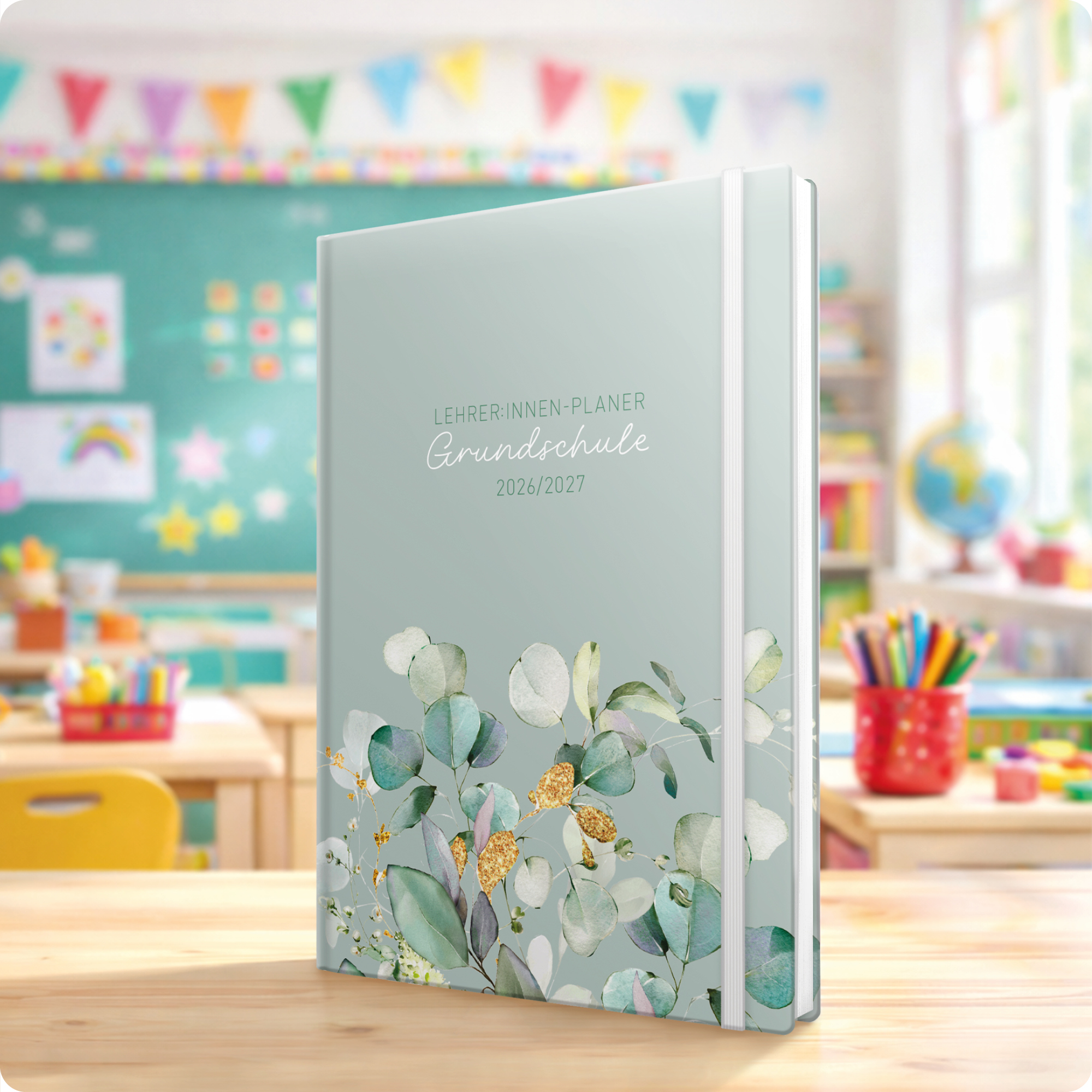 Artikelbild 8 des Artikels “Lehrer-Planer Grundschule A4+ 26/27 [Minty Leaves] “