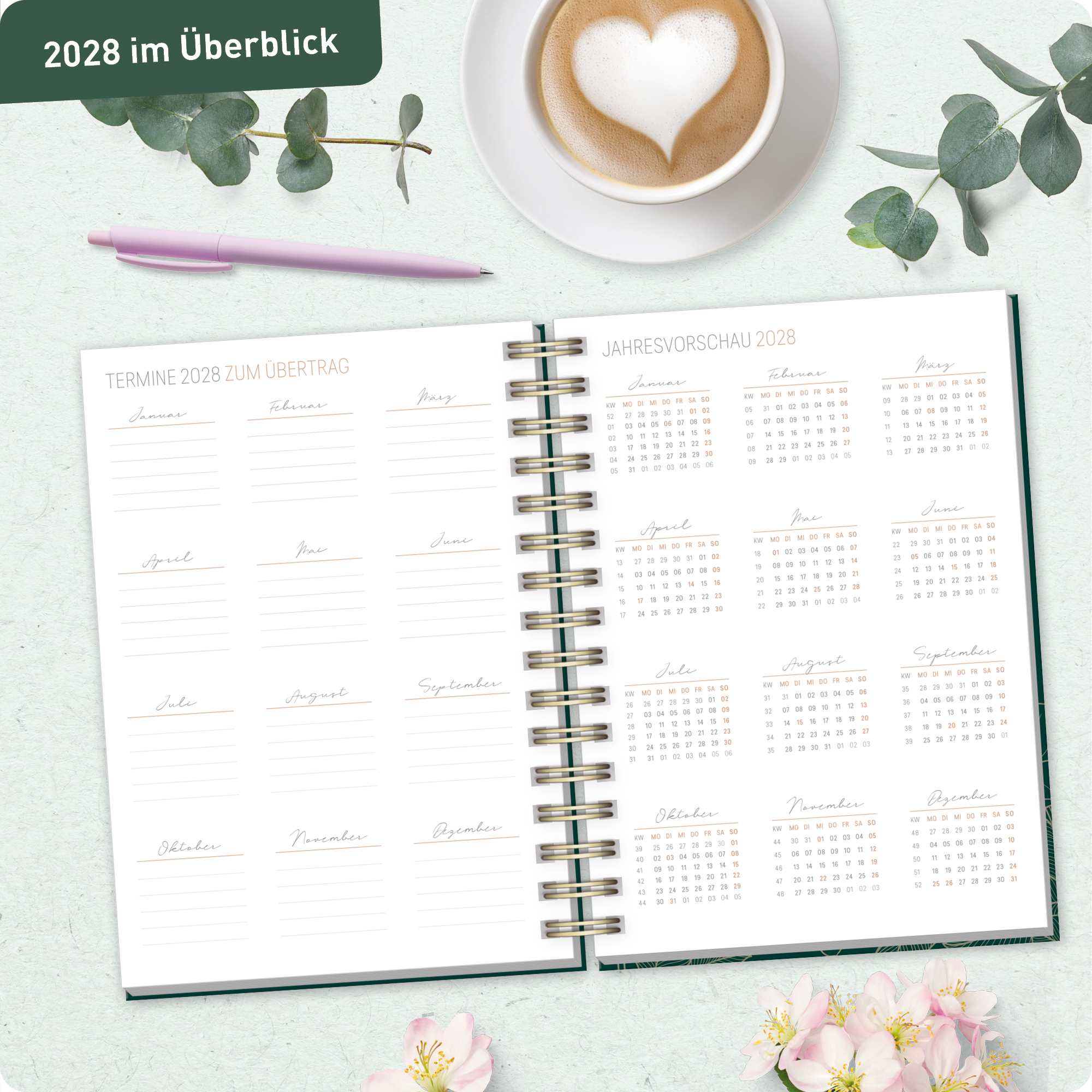 Artikelbild 8 des Artikels “Lieblings-Timer A5 2026/2027 A5 [Golden Leaves] “