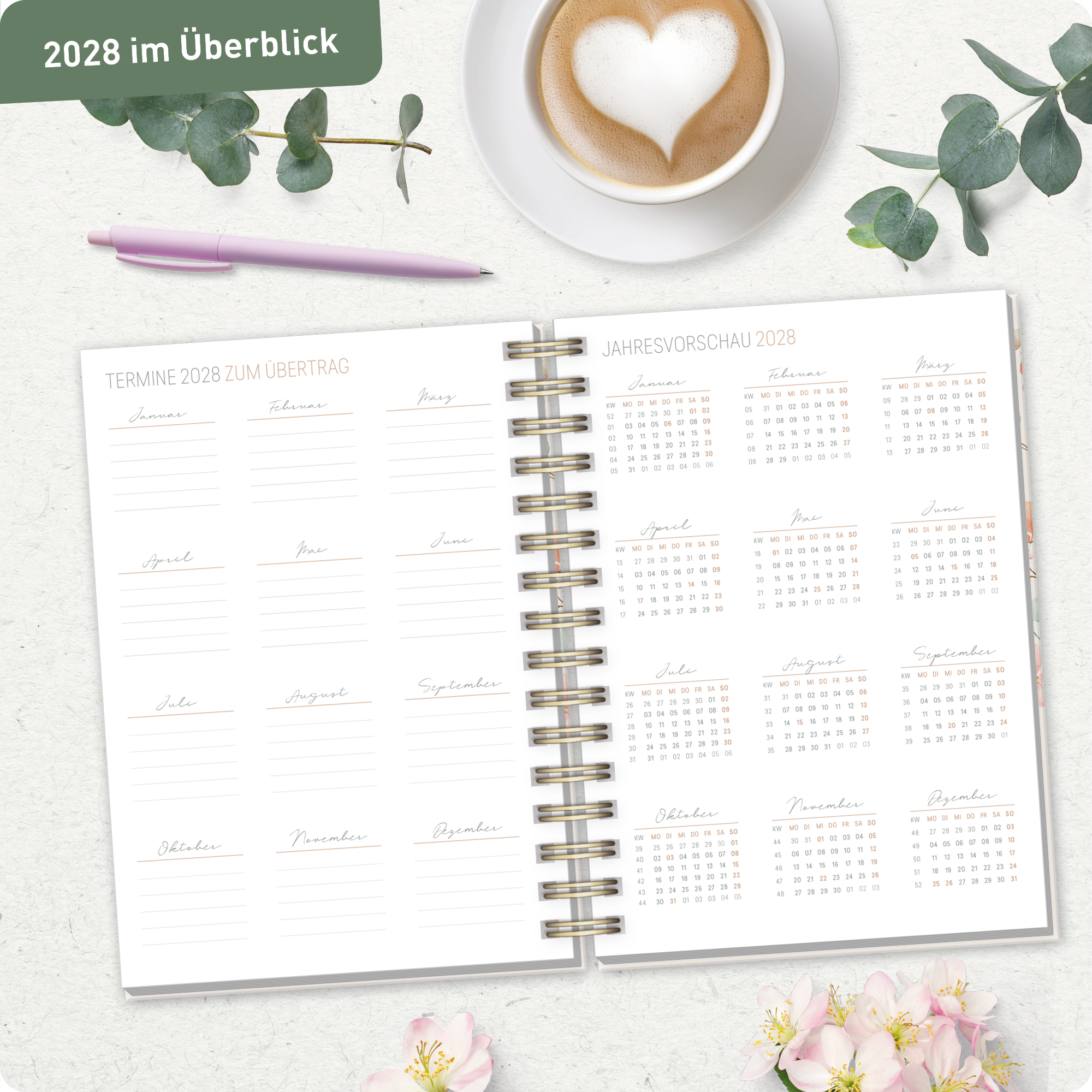 Artikelbild 8 des Artikels “Lieblings-Timer A5 2026/2027 [Wild Blossoms] “