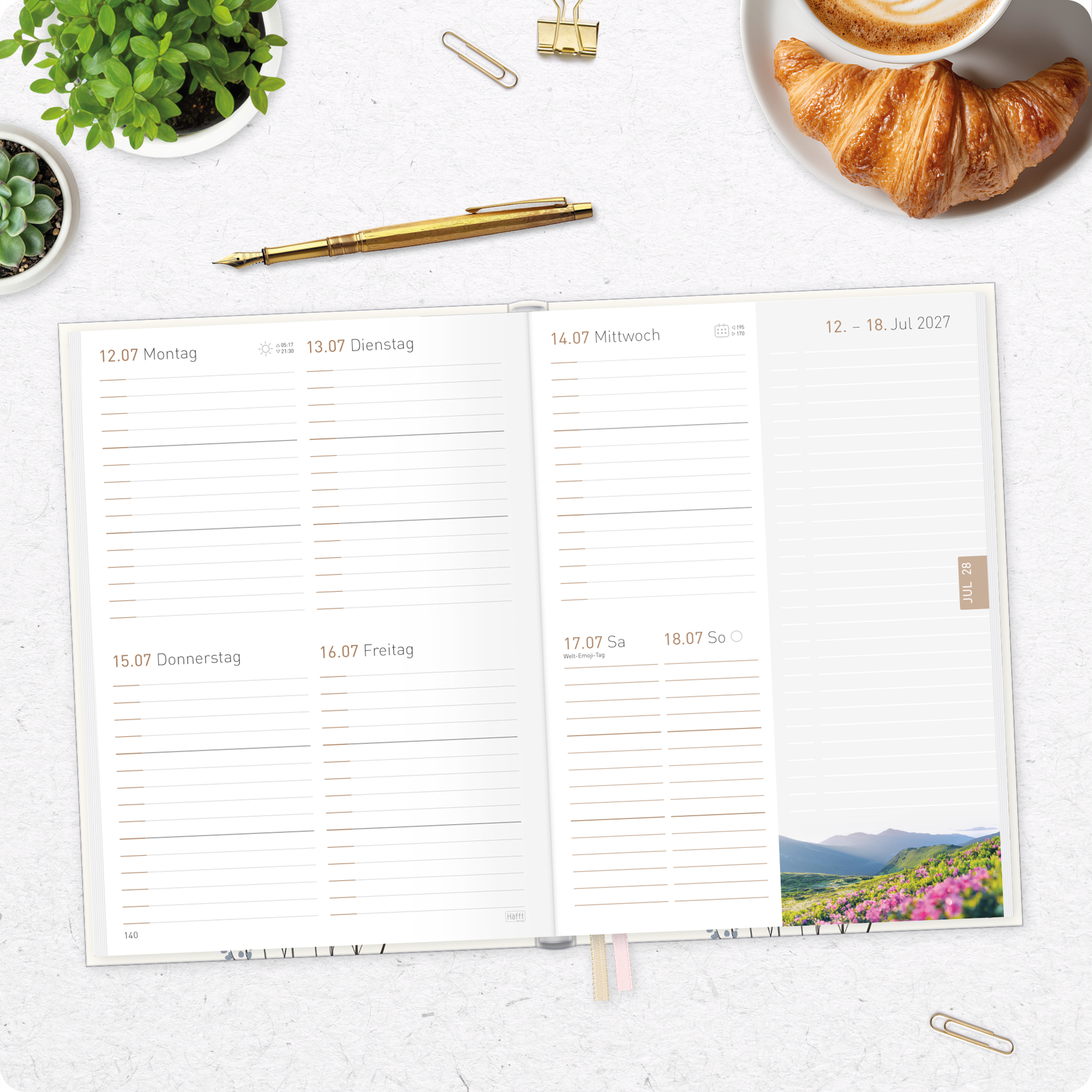 Artikelbild 8 des Artikels “Chäff-Timer A5 2026/2027 [Flower Joy] “