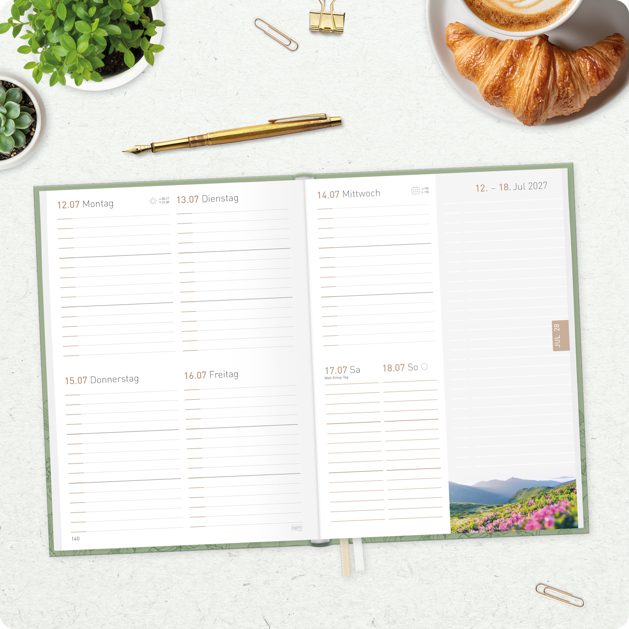 Artikelbild 8 des Artikels “Chäff-Timer A5 2026/2027 [Green Poppy] “