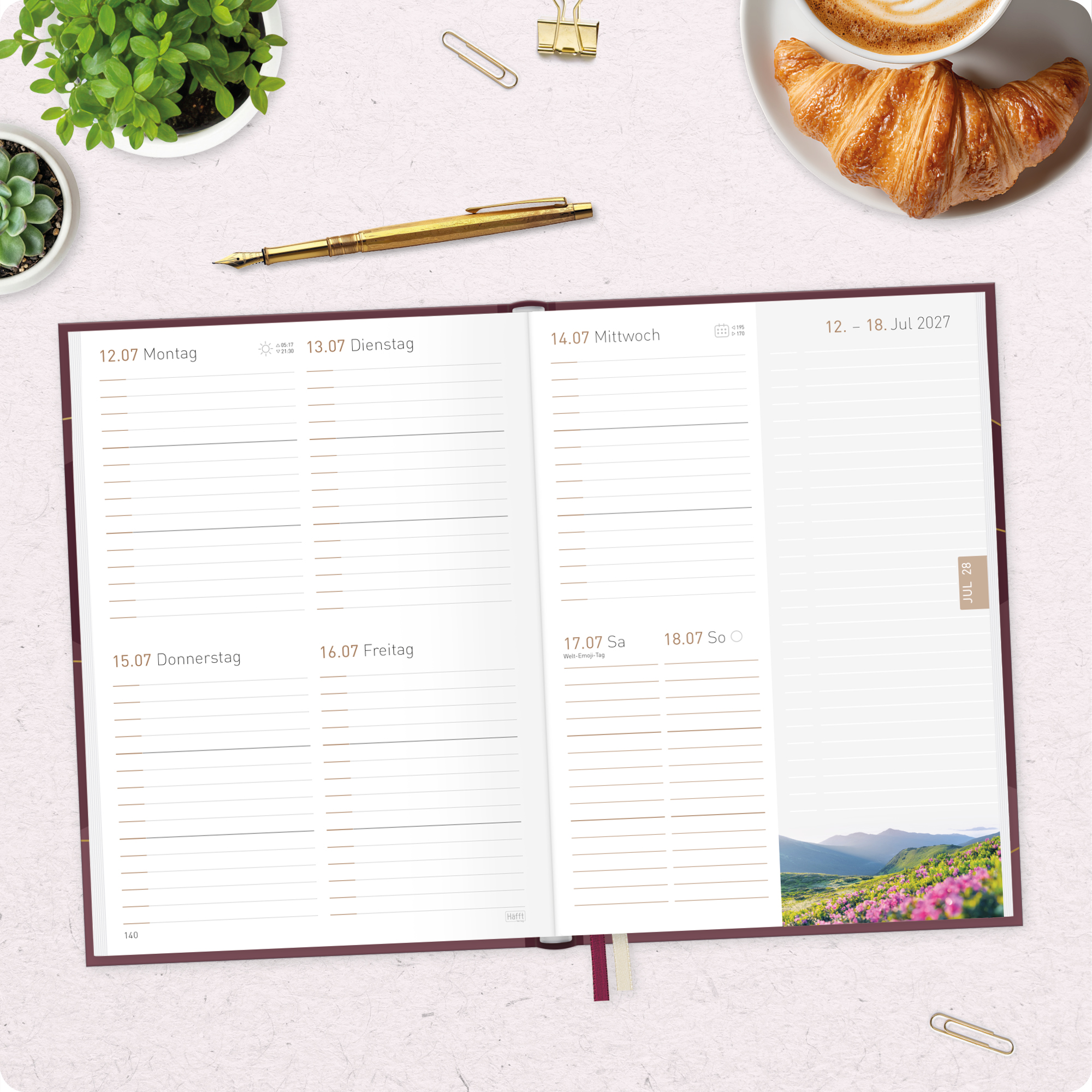 Artikelbild 8 des Artikels “Chäff-Timer A5 2026/2027 [Red Waves] “