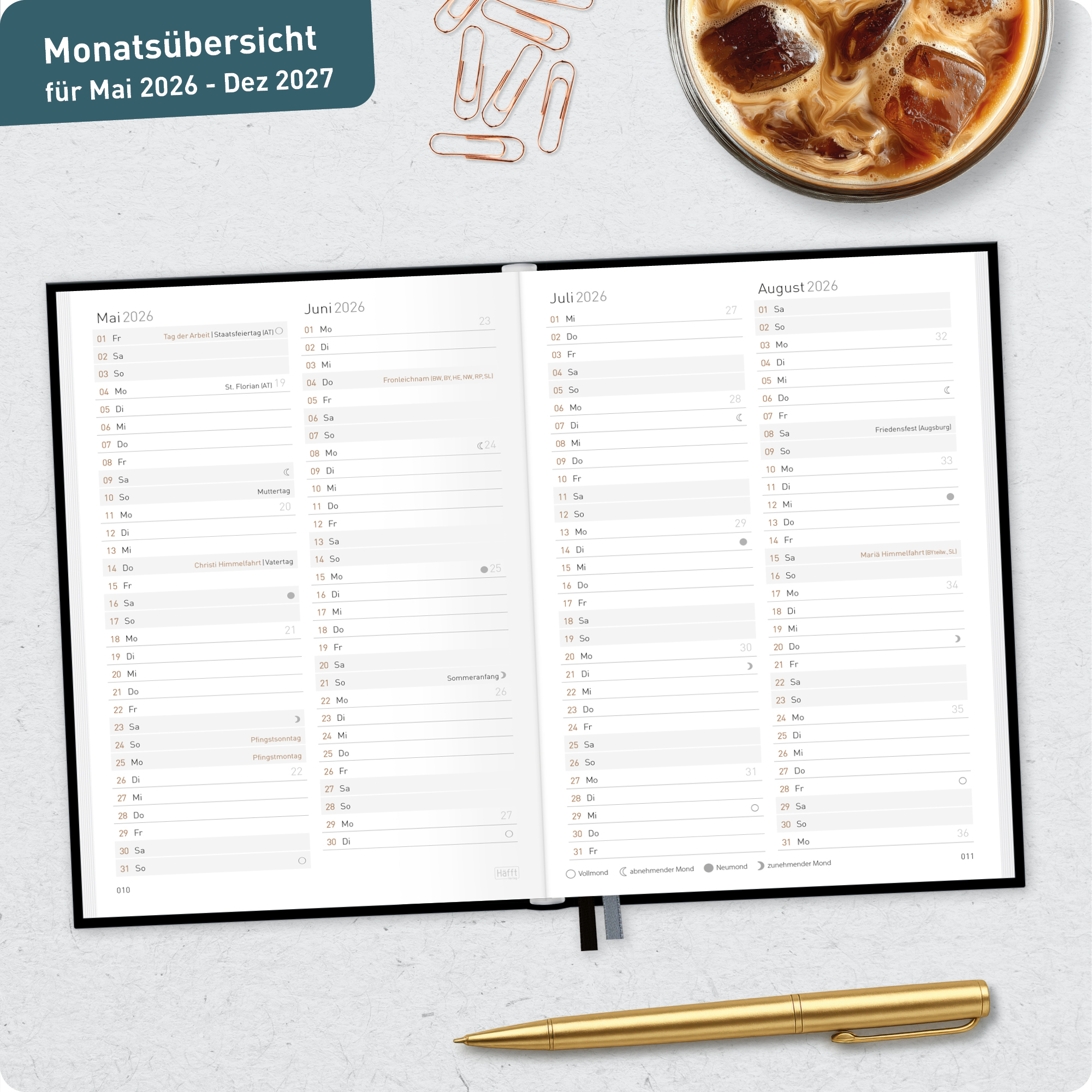 Artikelbild 8 des Artikels “Chäff-Timer Mini A6+ 2026/2027 [Black Edition] “