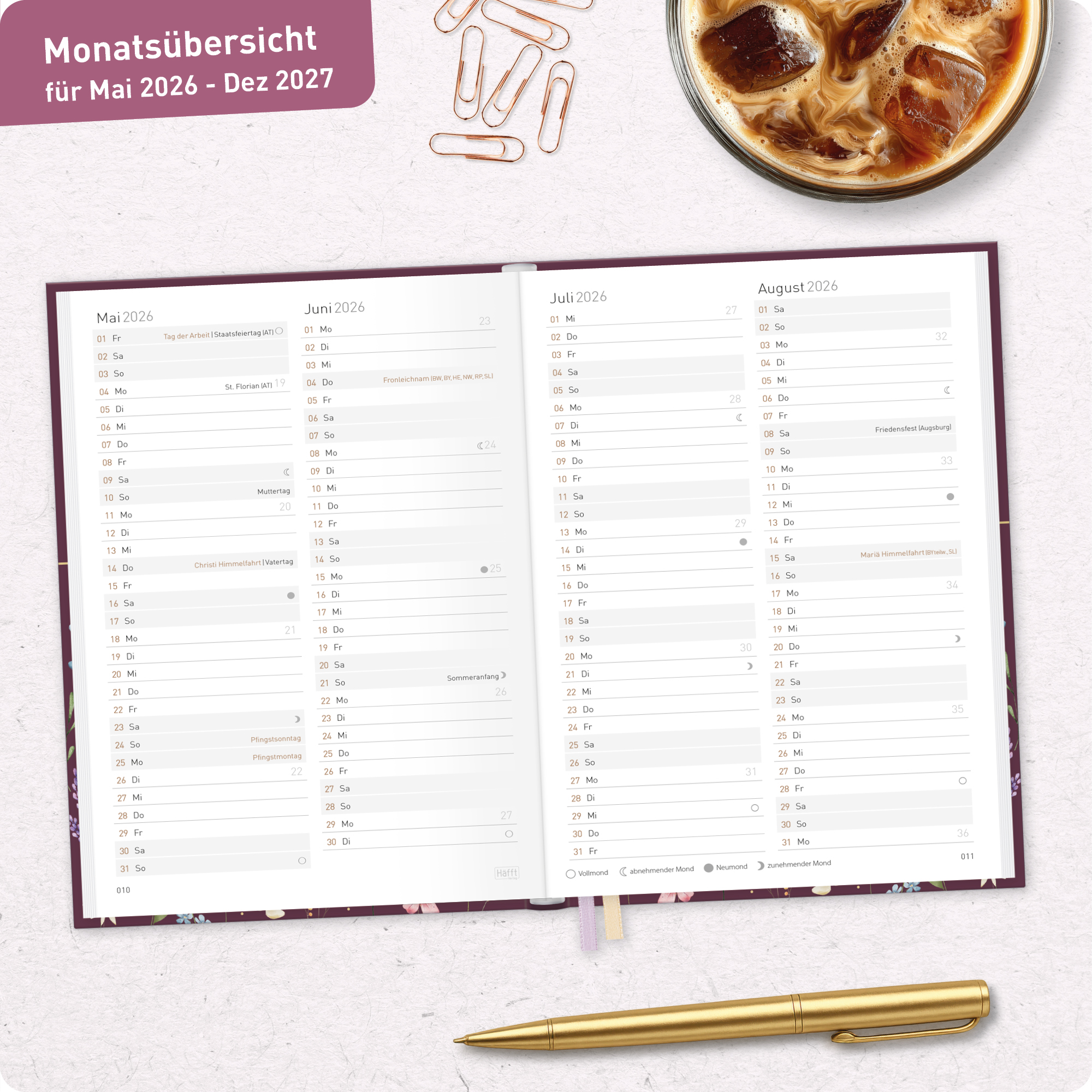 Artikelbild 8 des Artikels “Chäff-Timer Mini A6+ 2026/2027 [Blooming Day] “