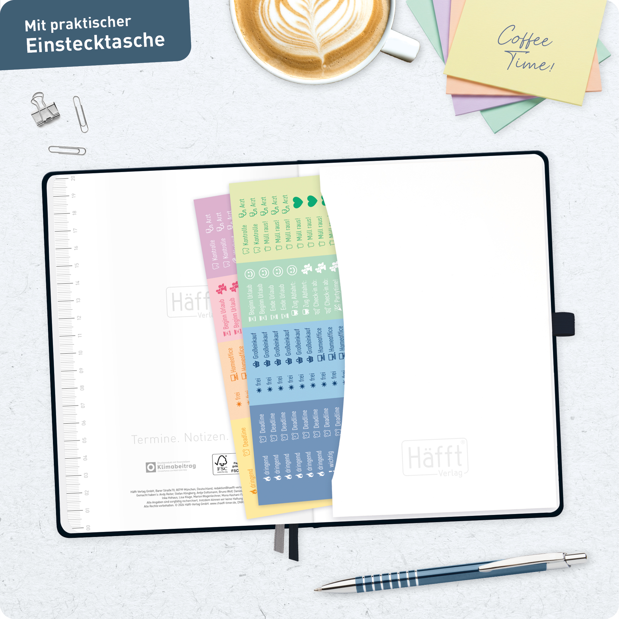 Artikelbild 8 des Artikels “Chäff-Timer Premium A5 2026/2027 [Schwarz] “