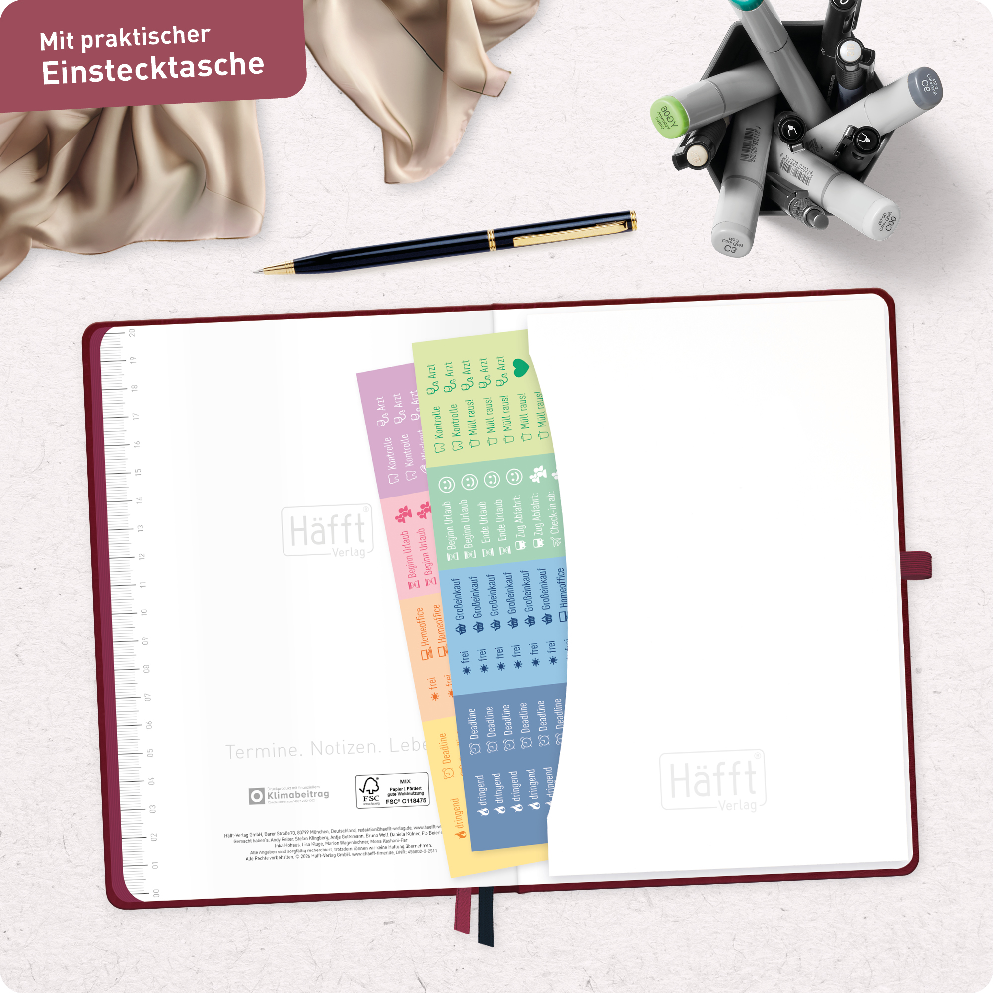 Artikelbild 8 des Artikels “Chäff-Timer Deluxe A5 2026/2027 [Berry] “