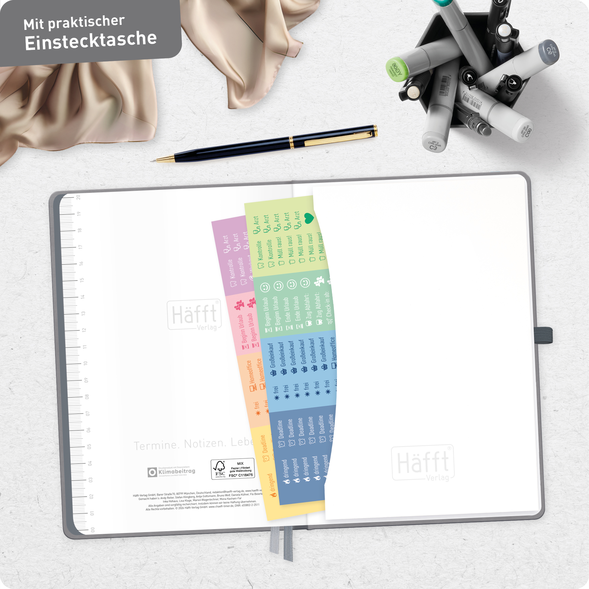 Artikelbild 8 des Artikels “Chäff-Timer Deluxe A5 2026/2027 [Grey Edition] “