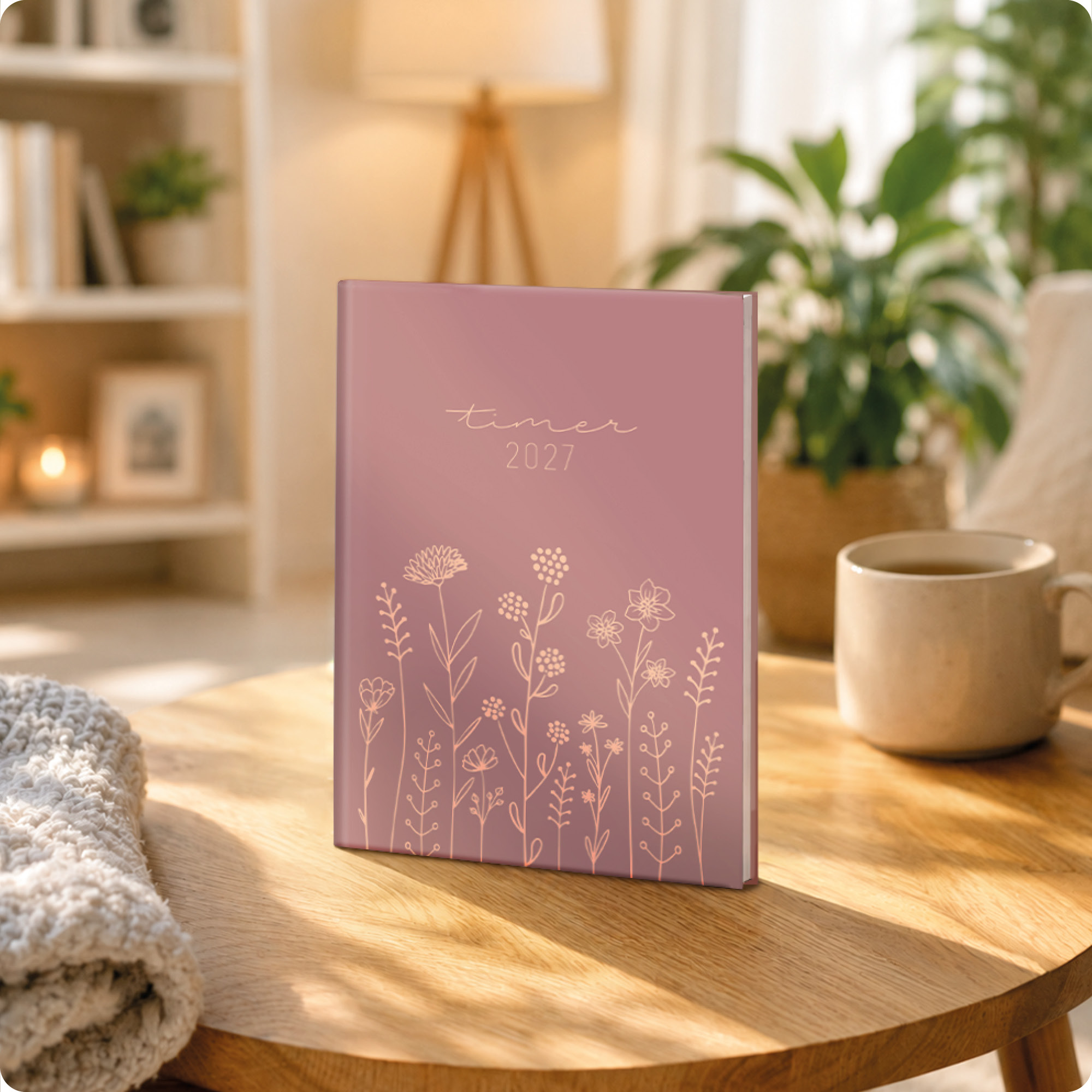 Artikelbild 8 des Artikels “Chäff-Timer Classic A5 2027 [Fine Flowers rosé] “