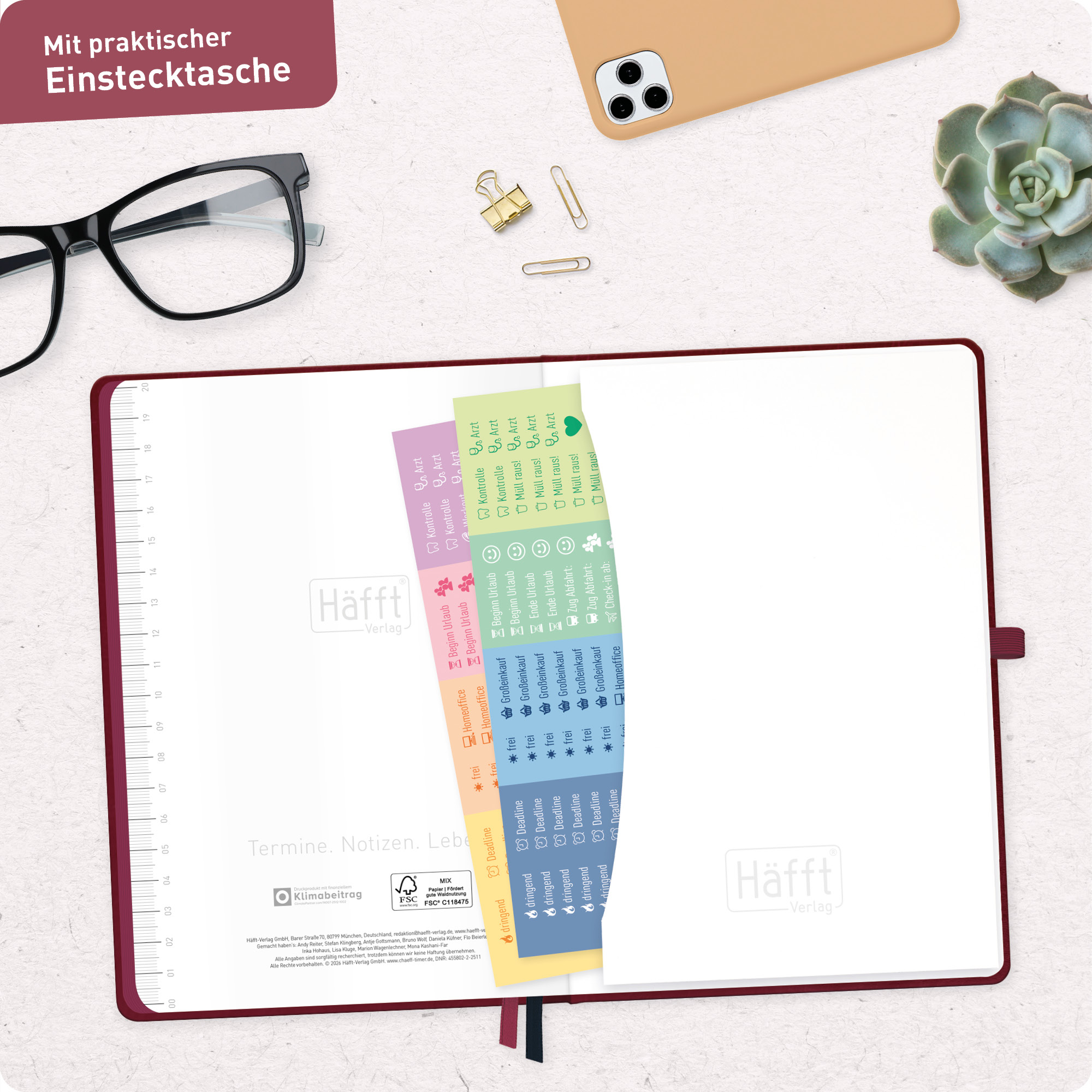 Artikelbild 8 des Artikels “Chäff-Timer Deluxe A5 2027 [Berry] “