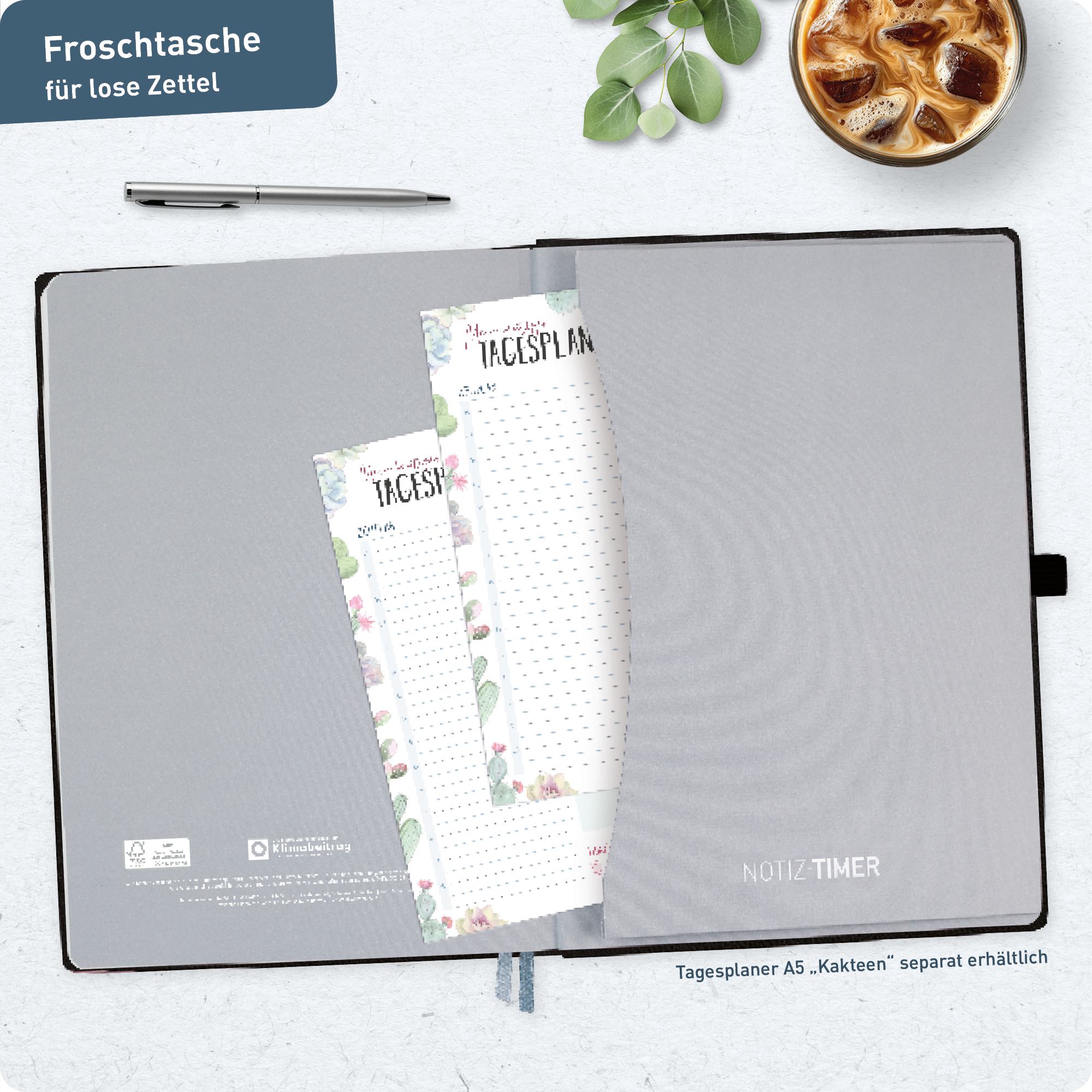 Artikelbild 8 des Artikels “Wochen-Notiz-Kalender A4 2027 [Schwarz] “