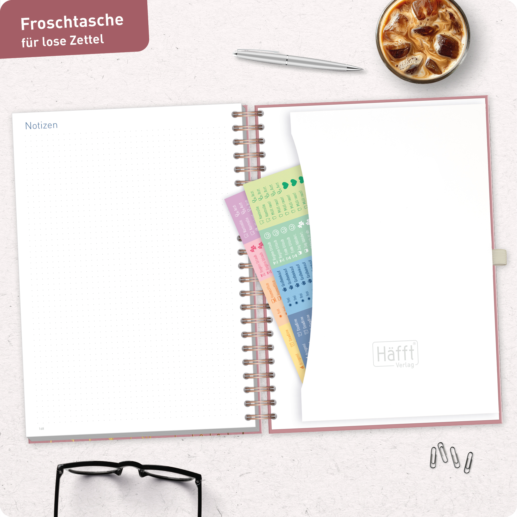 Artikelbild 8 des Artikels “Business-Timer Maxi A4 2027 [Fine Flowers rosé] “