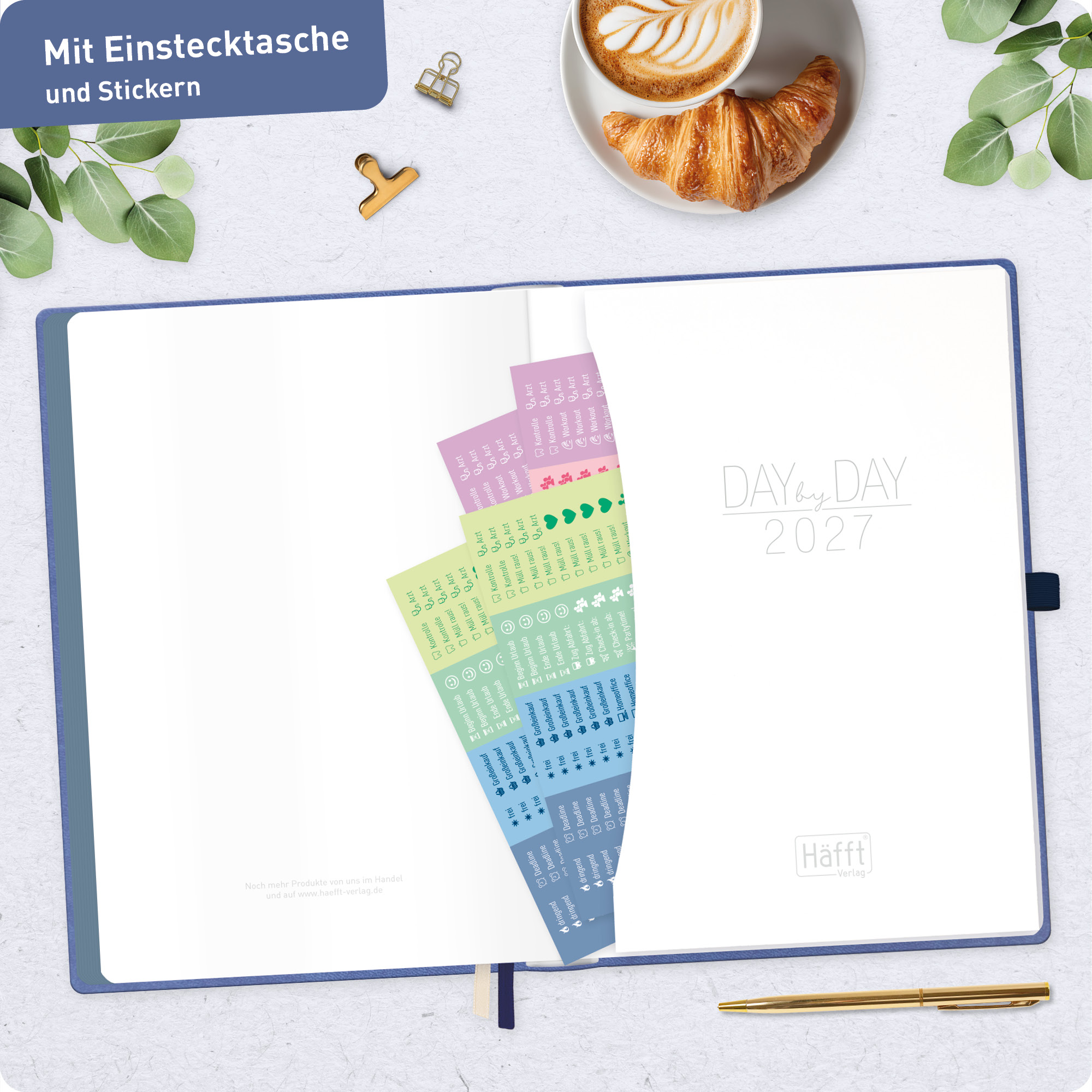 Artikelbild 8 des Artikels “Organizer Day by Day Maxi A4+ 2027 [Business Blue] “