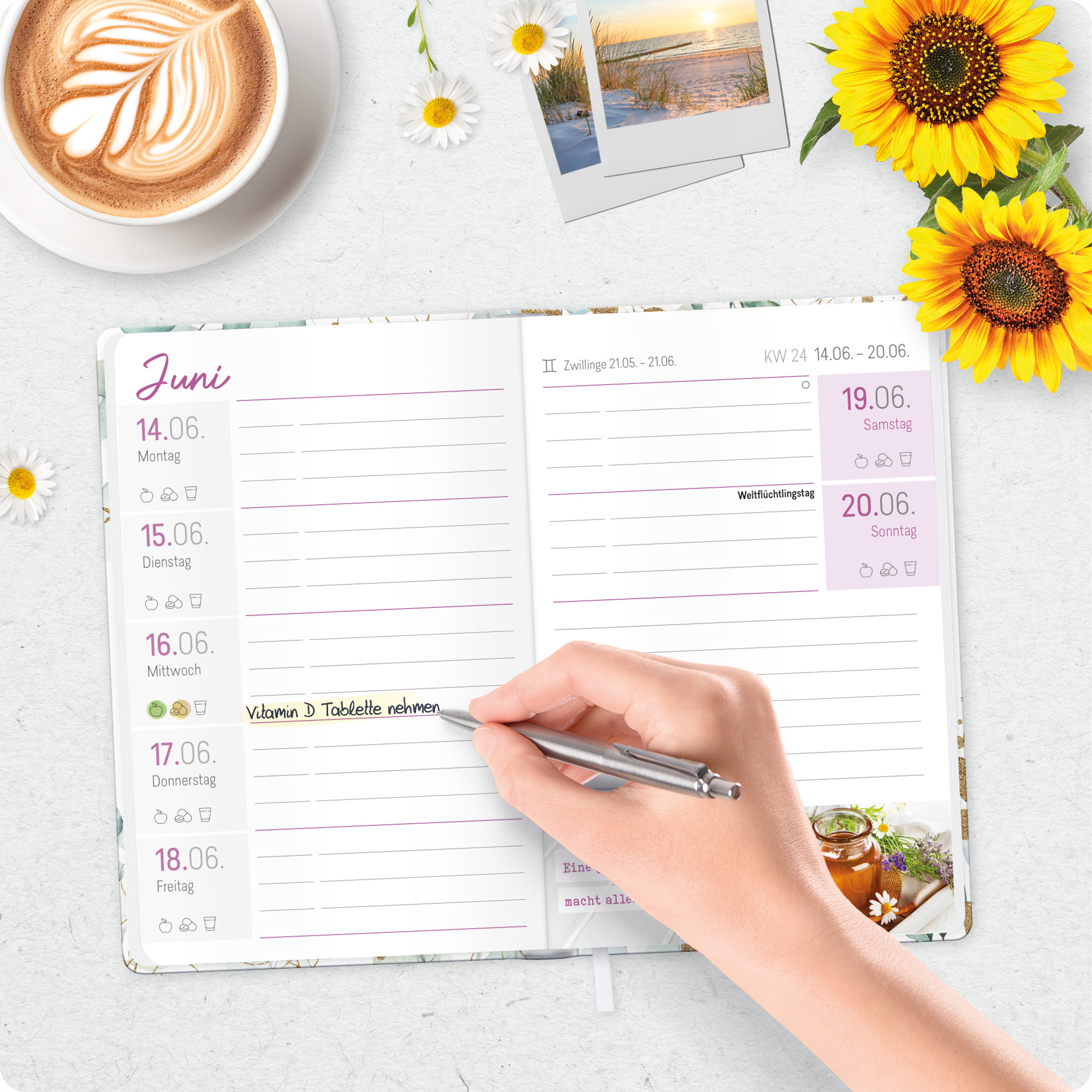 Artikelbild 8 des Artikels “Großdruck-Kalender A5 2027 [Blattgold] “