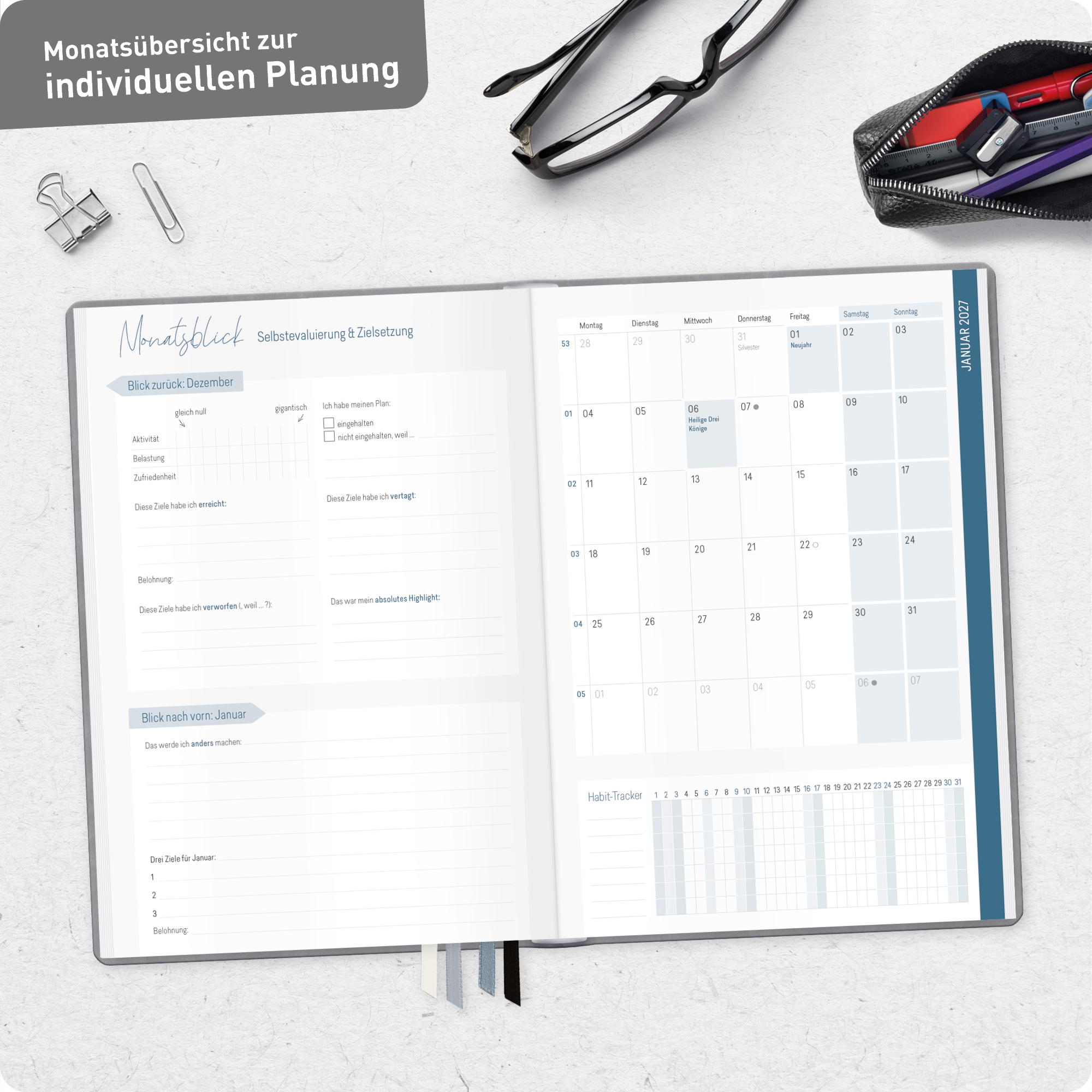 Artikelbild 8 des Artikels “Lehrer-Planer 26/27 A5+ [Grey Edition] “