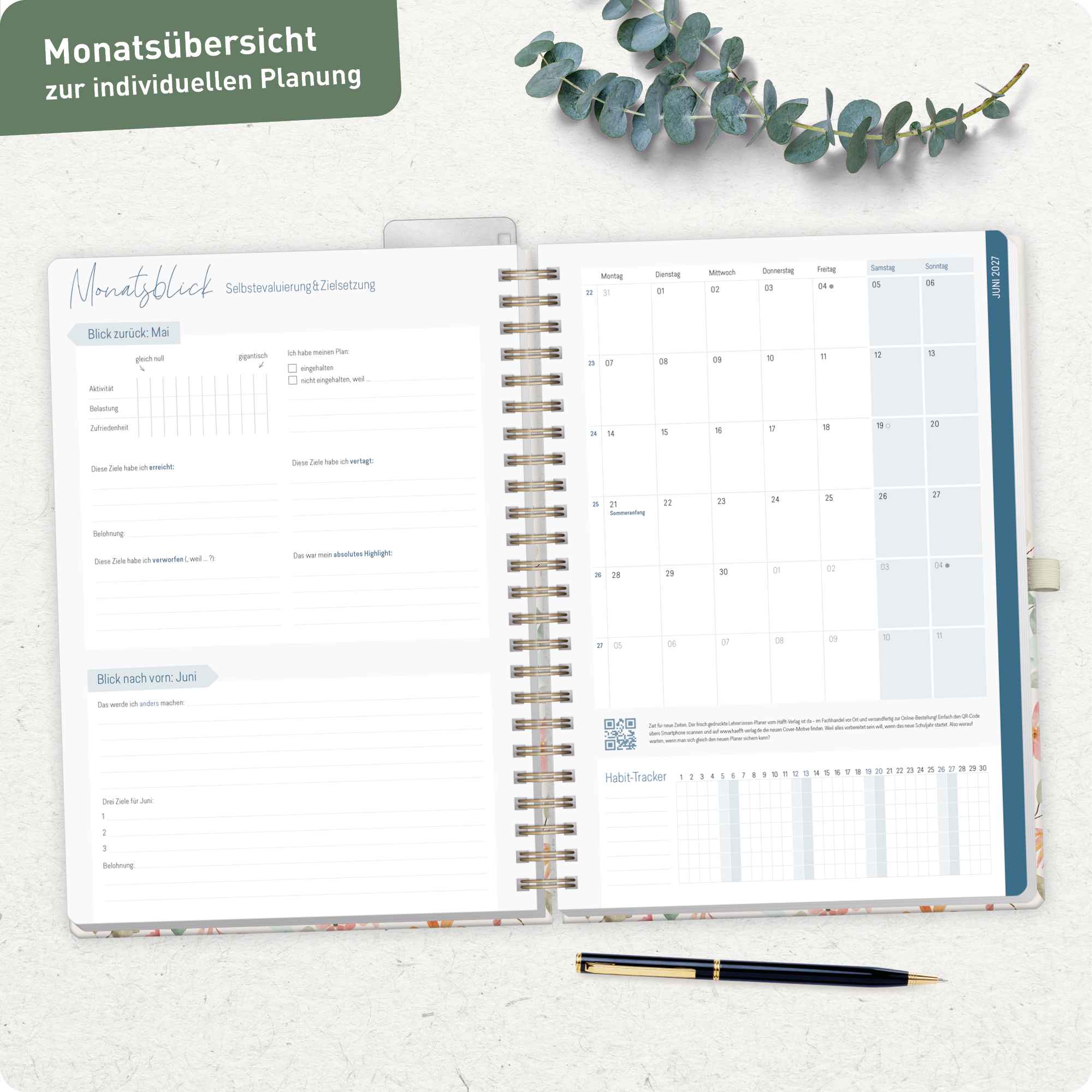 Artikelbild 8 des Artikels “Lehrer-Planer Maxi Deluxe A4+ 26/27 [Wild Blossoms] “