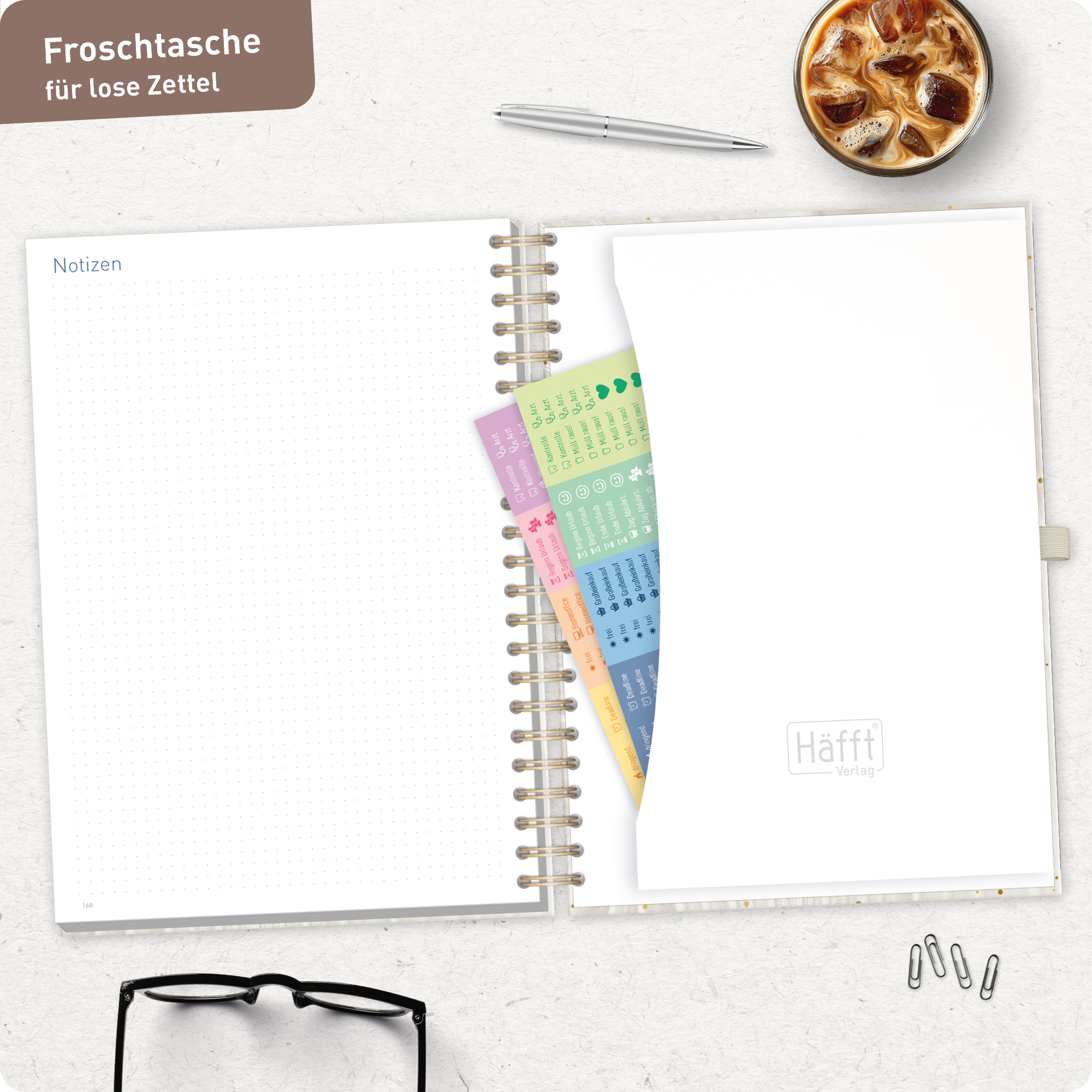 Artikelbild 8 des Artikels “Business-Timer Maxi A4 2027 [Sparkling Leaf] “