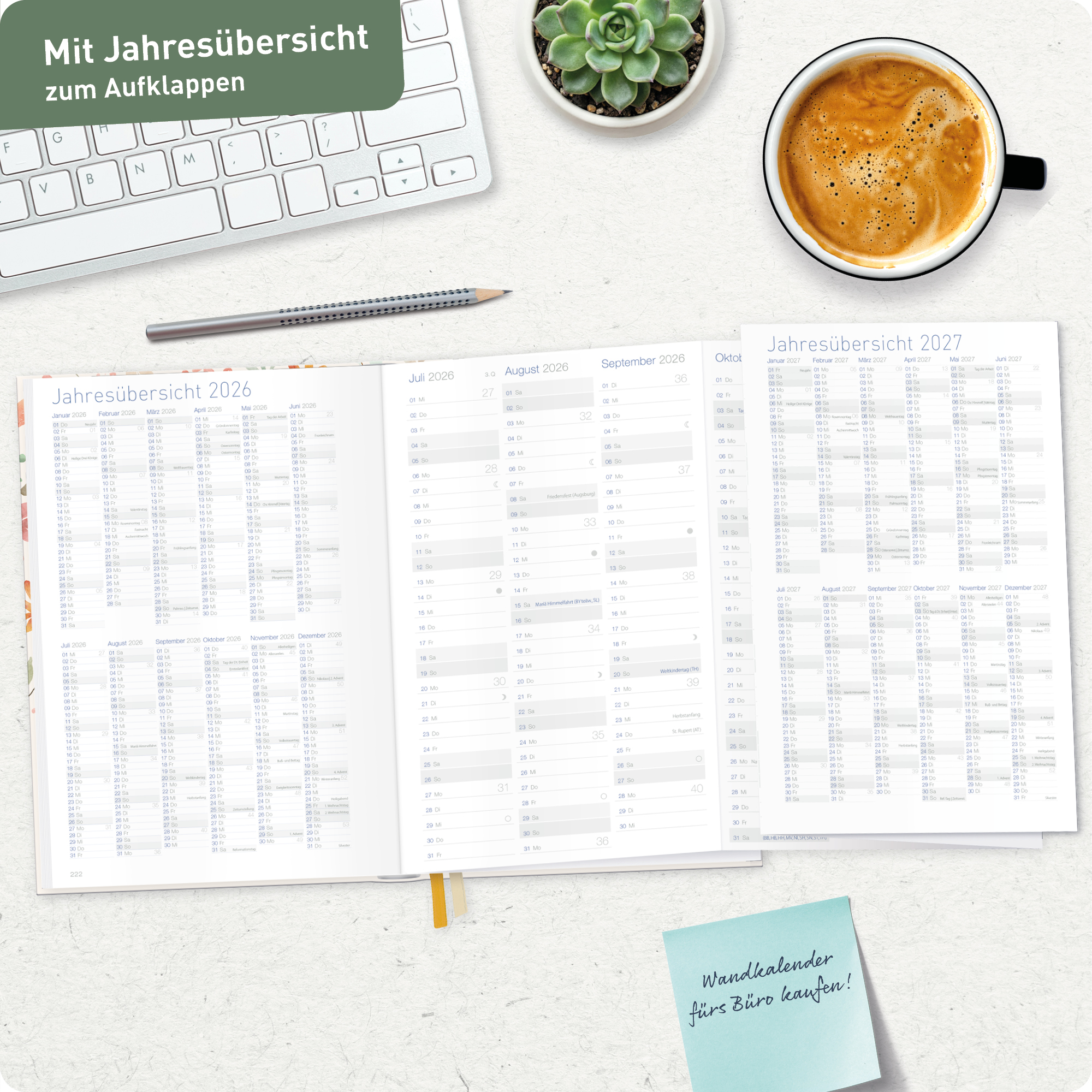 Artikelbild 8 des Artikels “Business-Timer A5 2026/2027 A5 [Wild Blossoms] “