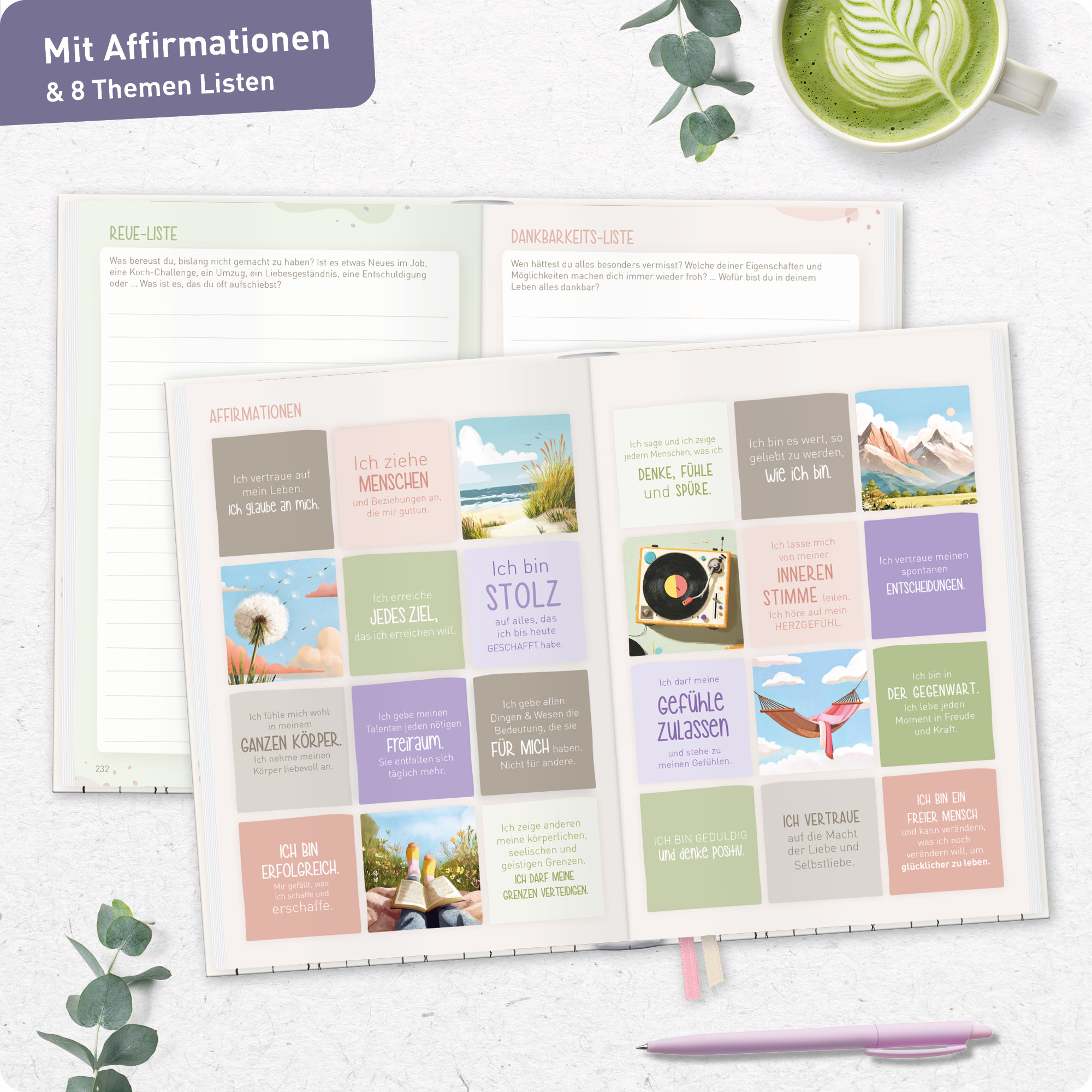Artikelbild 8 des Artikels “paper&you Das 7-Fragen-Tagebuch A5 für 6 Monate [Flower Joy] “
