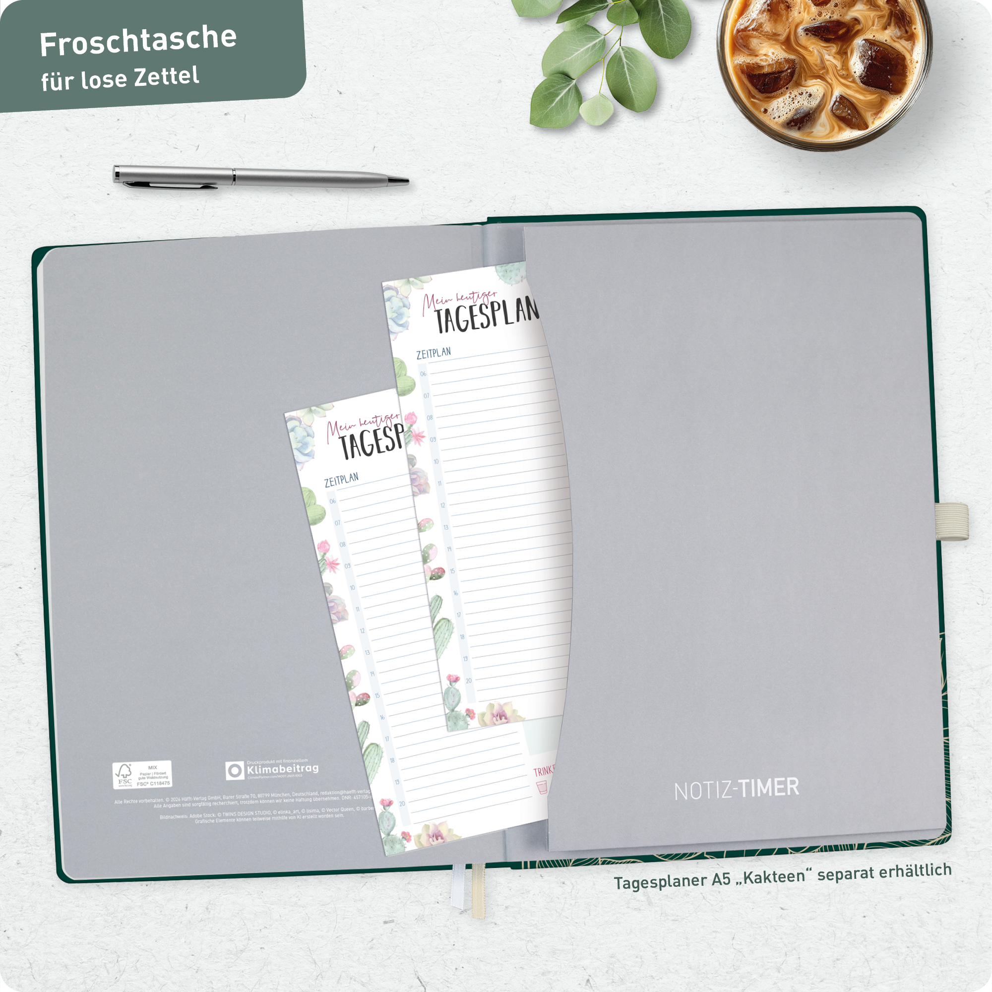 Artikelbild 8 des Artikels “Wochen-Notiz-Kalender A4 2027 [Golden Leaves] “