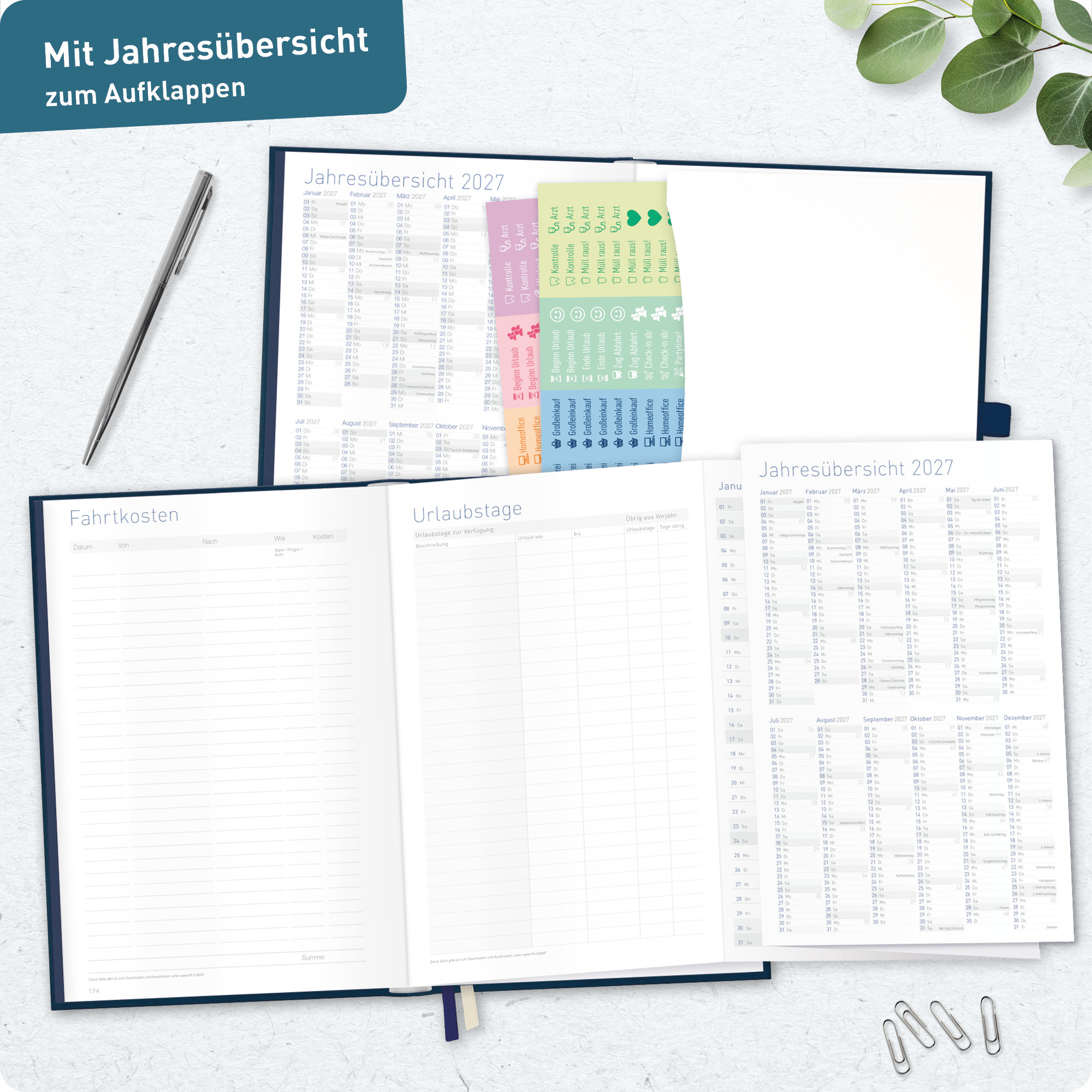Artikelbild 8 des Artikels “Business-Timer Deluxe A5 2027 [Nachtblau] “