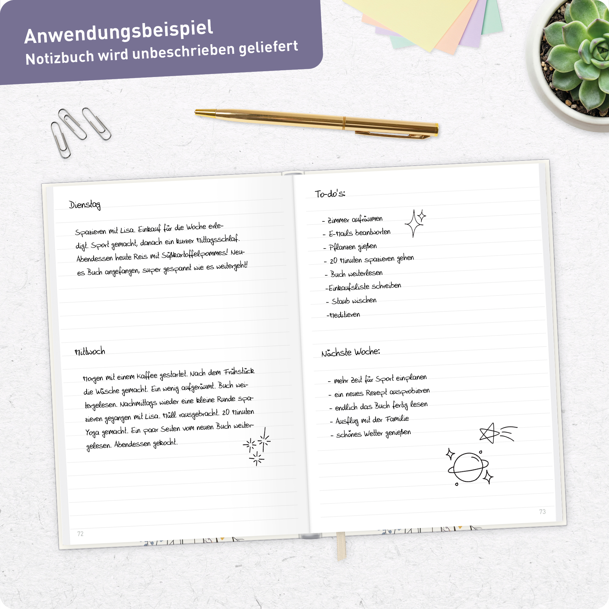 Artikelbild 8 des Artikels “Trendstuff Notizbuch A5 liniert [Flower Joy] “
