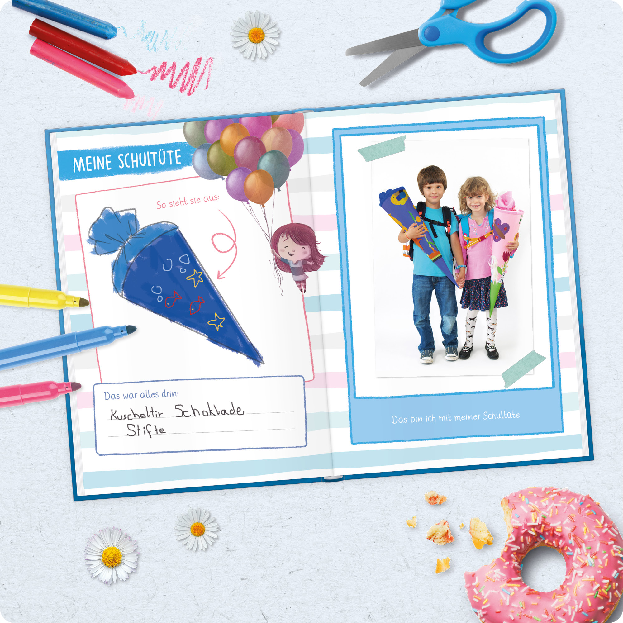 Artikelbild 8 des Artikels “Endlich Schulkind A5 zur Einschulung [Dino] “