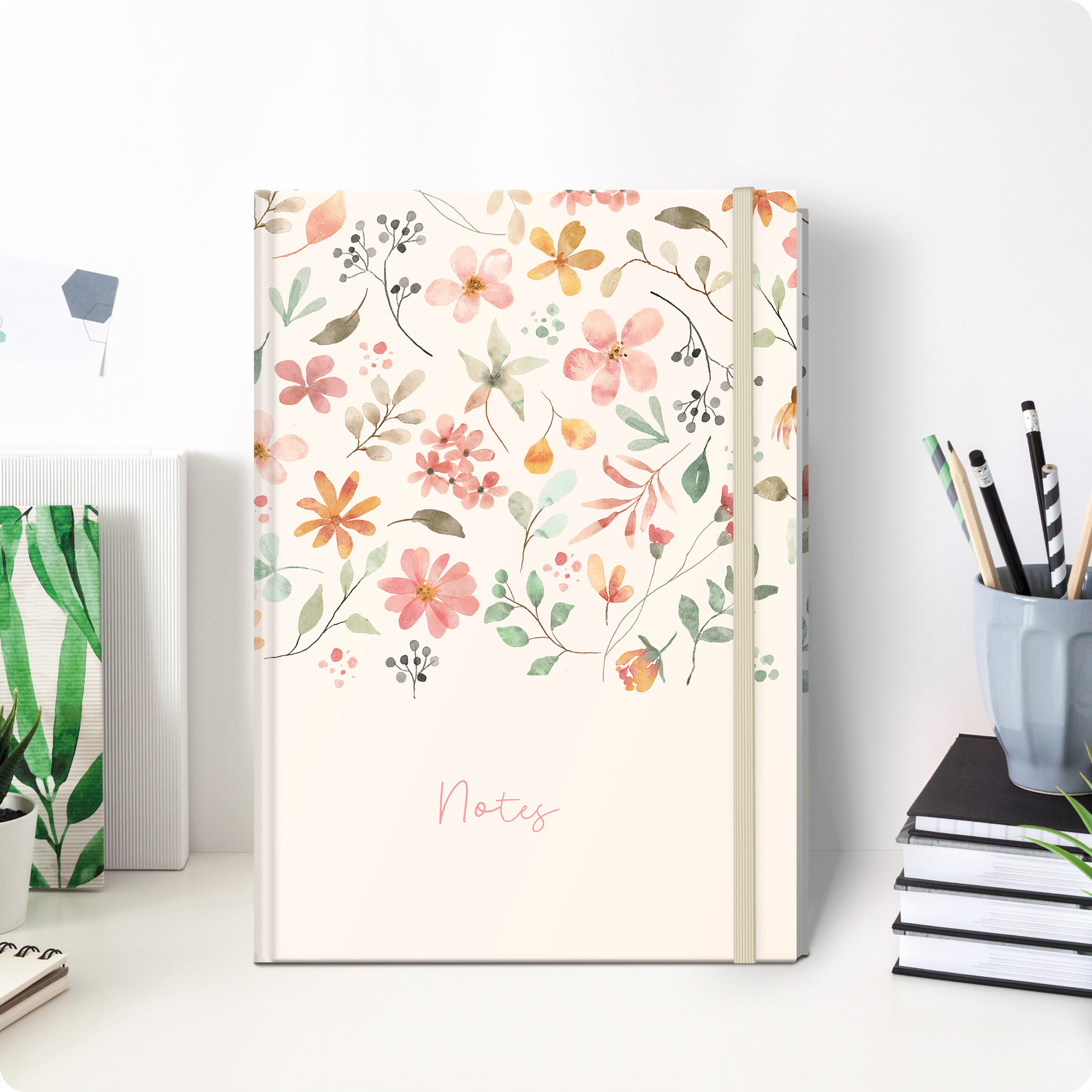 Artikelbild 8 des Artikels “paper&you Notizbuch A4+ liniert [Wild Blossoms] “