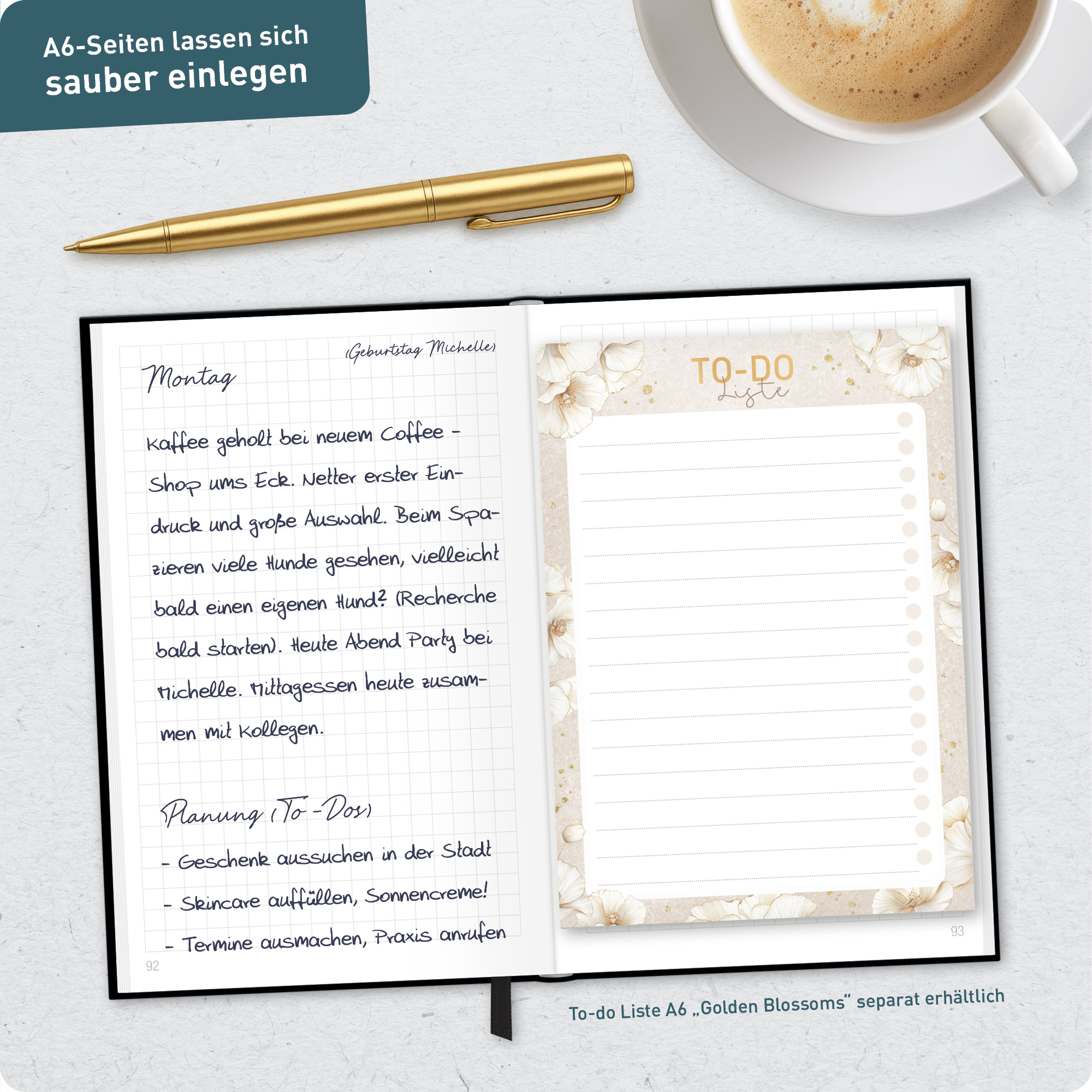 Artikelbild 8 des Artikels “paper&you Notizbuch kariert A6+ 