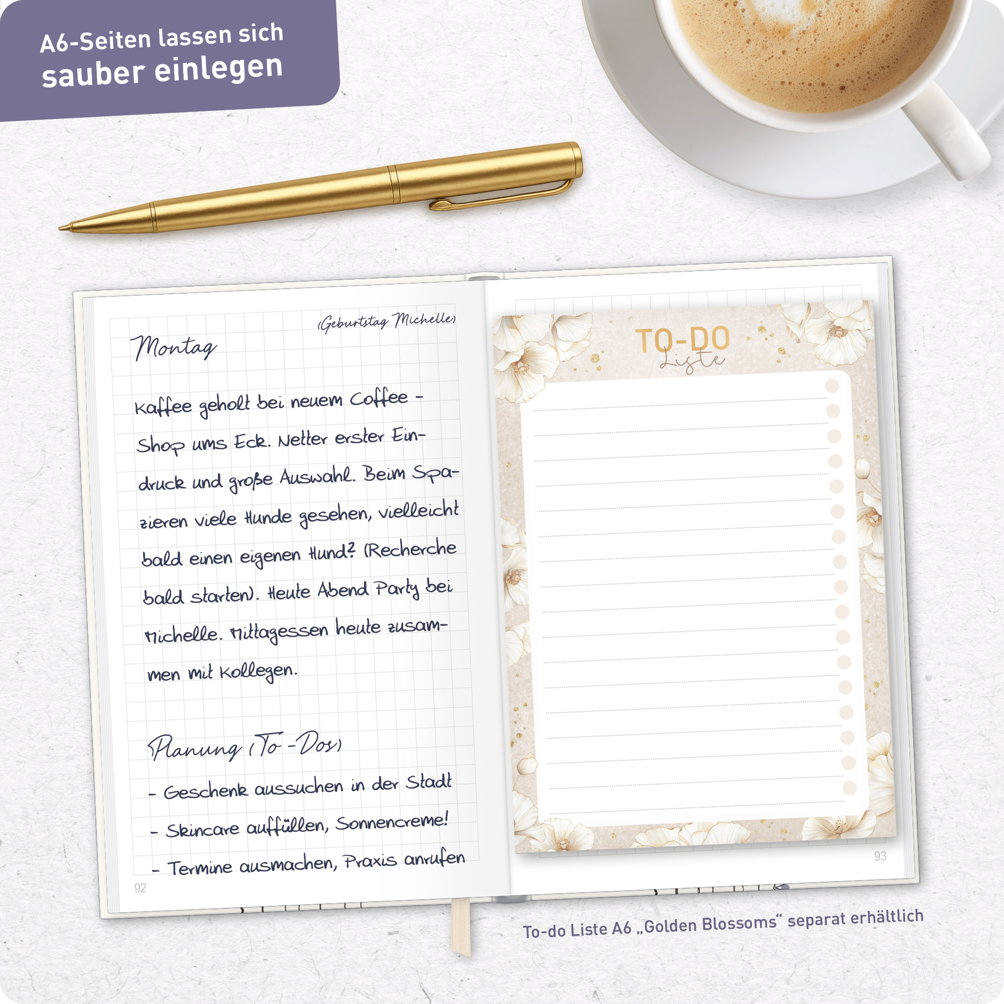 Artikelbild 8 des Artikels “paper&you Notizbuch kariert A6+ 