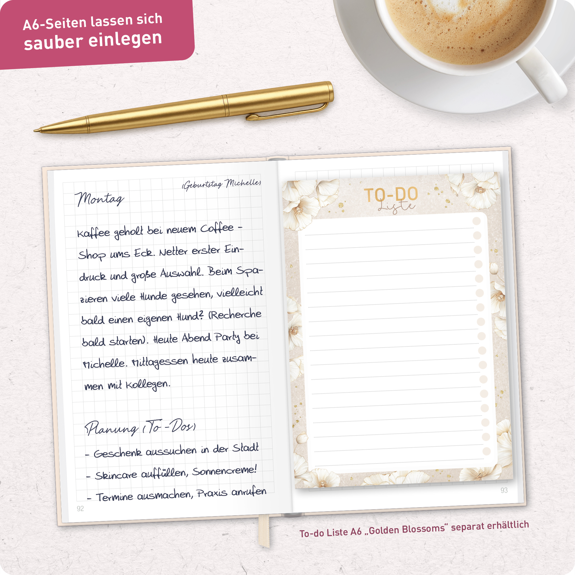 Artikelbild 8 des Artikels “paper&you Notizbuch kariert A6+ 